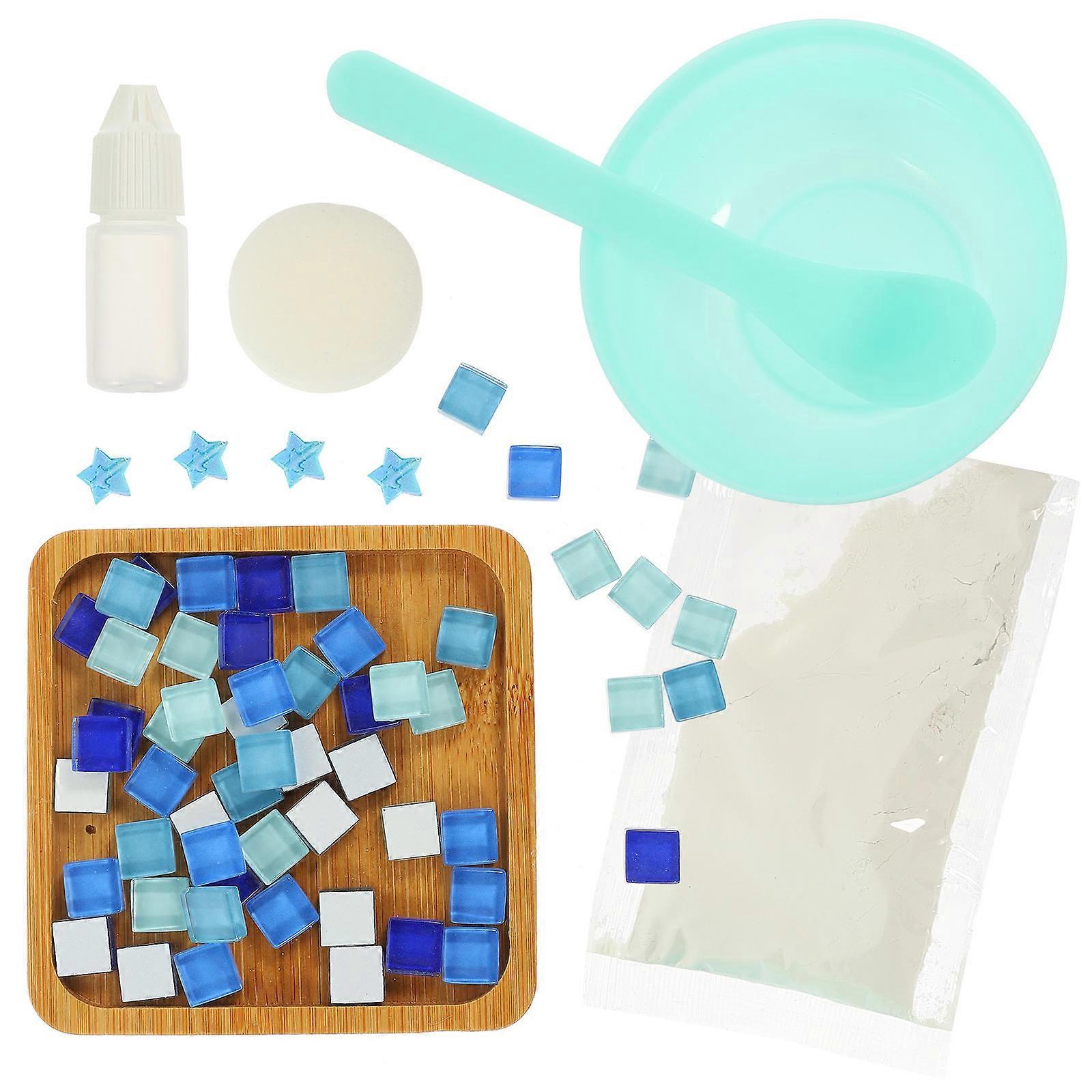DIY Cup Mat Making Kit For Kids With Assorted Color And Simple Design 1 Set Of Craft Supplies