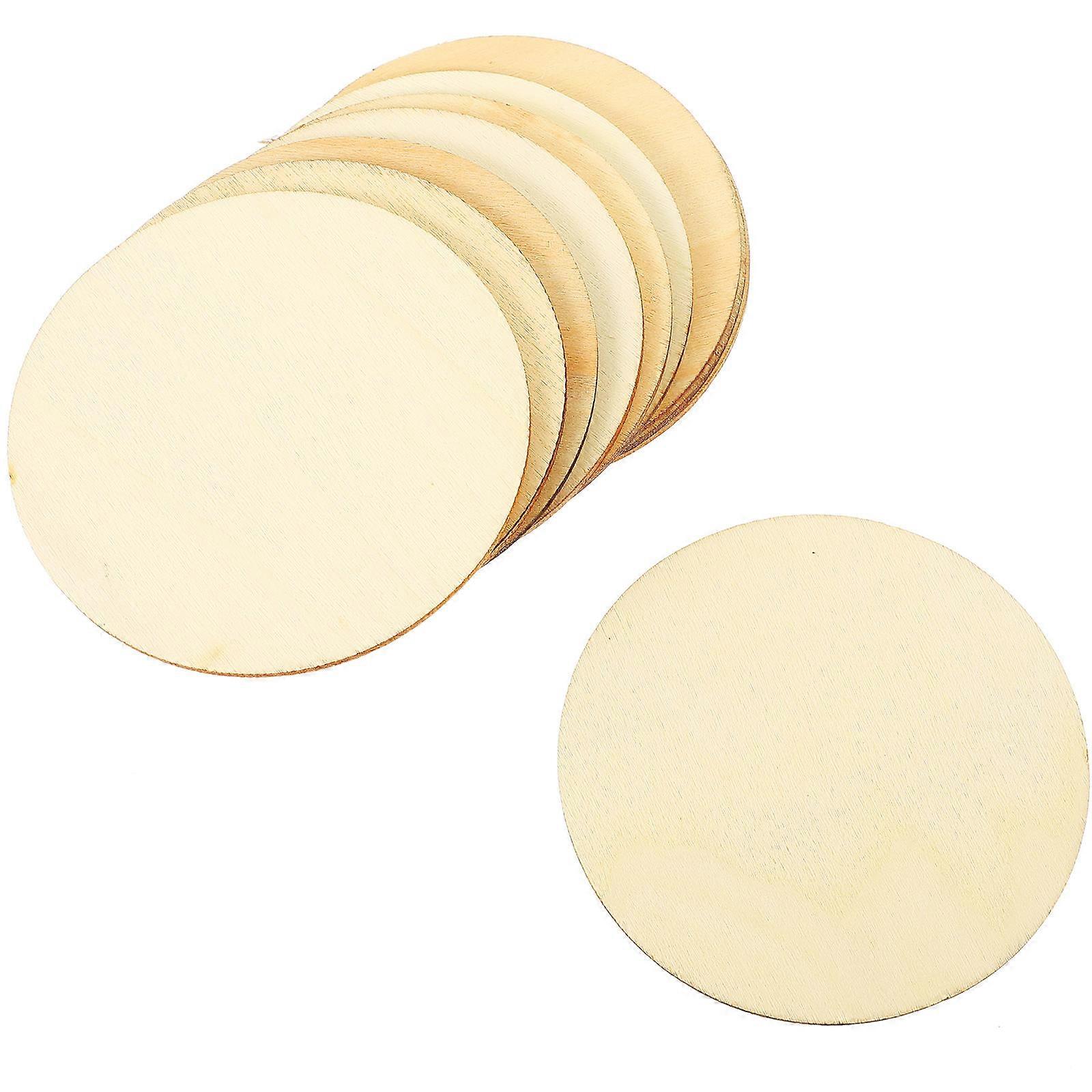 DIY Wooden Cutouts for Kids to Paint and Craft Light Yellow Board 30pcs