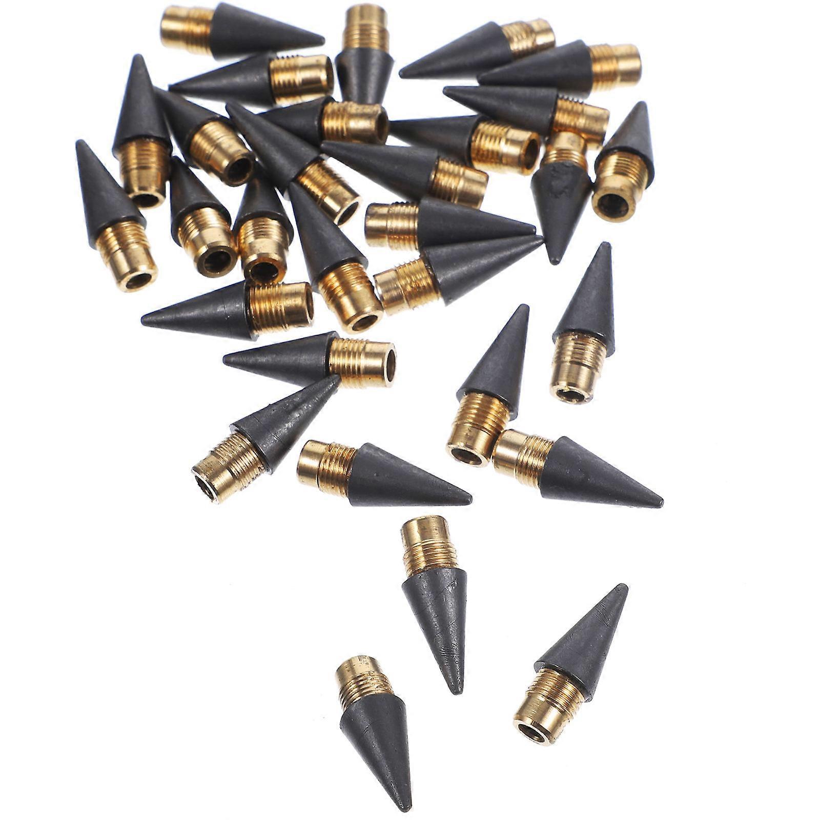Cool Pencils 30Pcs Pencil Nibs Inkless Writing Tips Perfect For Daily Study Office Use Multi Color Design