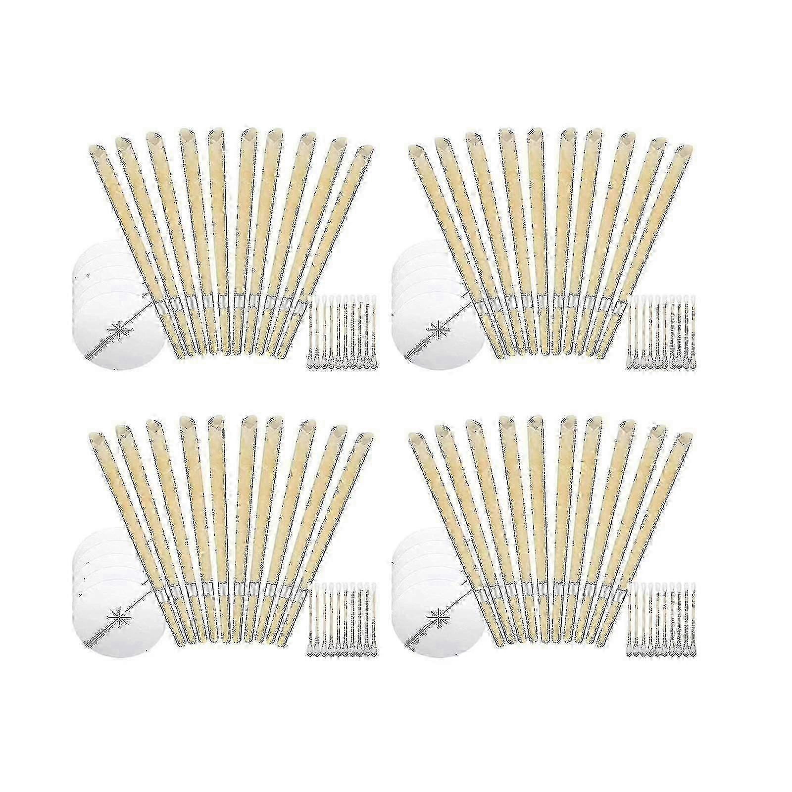 従来のワックス除去用の 40 パック 9 インチ蜜蝋イヤーキャンドル