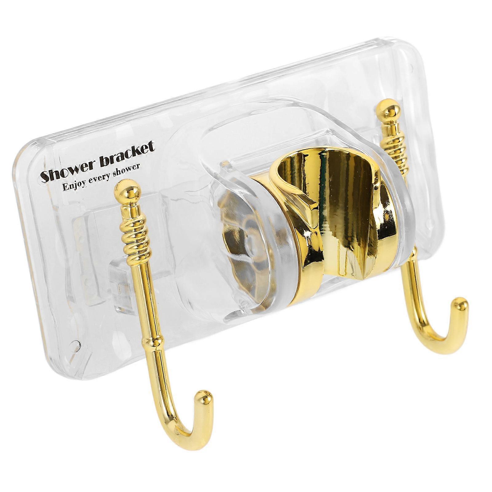 Shower Handheld Bracket No Punch Shower Accessory Multi Color Adjustable Height Bath Shower Holder ABS Material Easy Installation 1Set