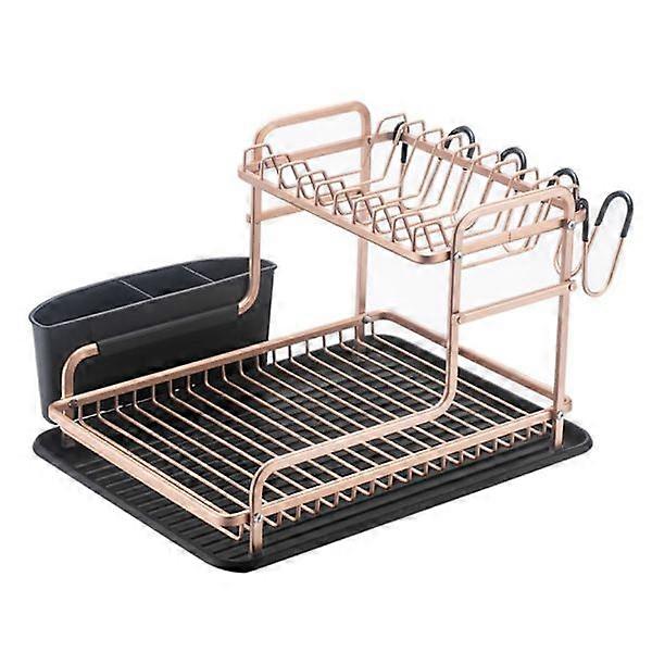 Dish Drying Rack Organizer Over Sink Utensils