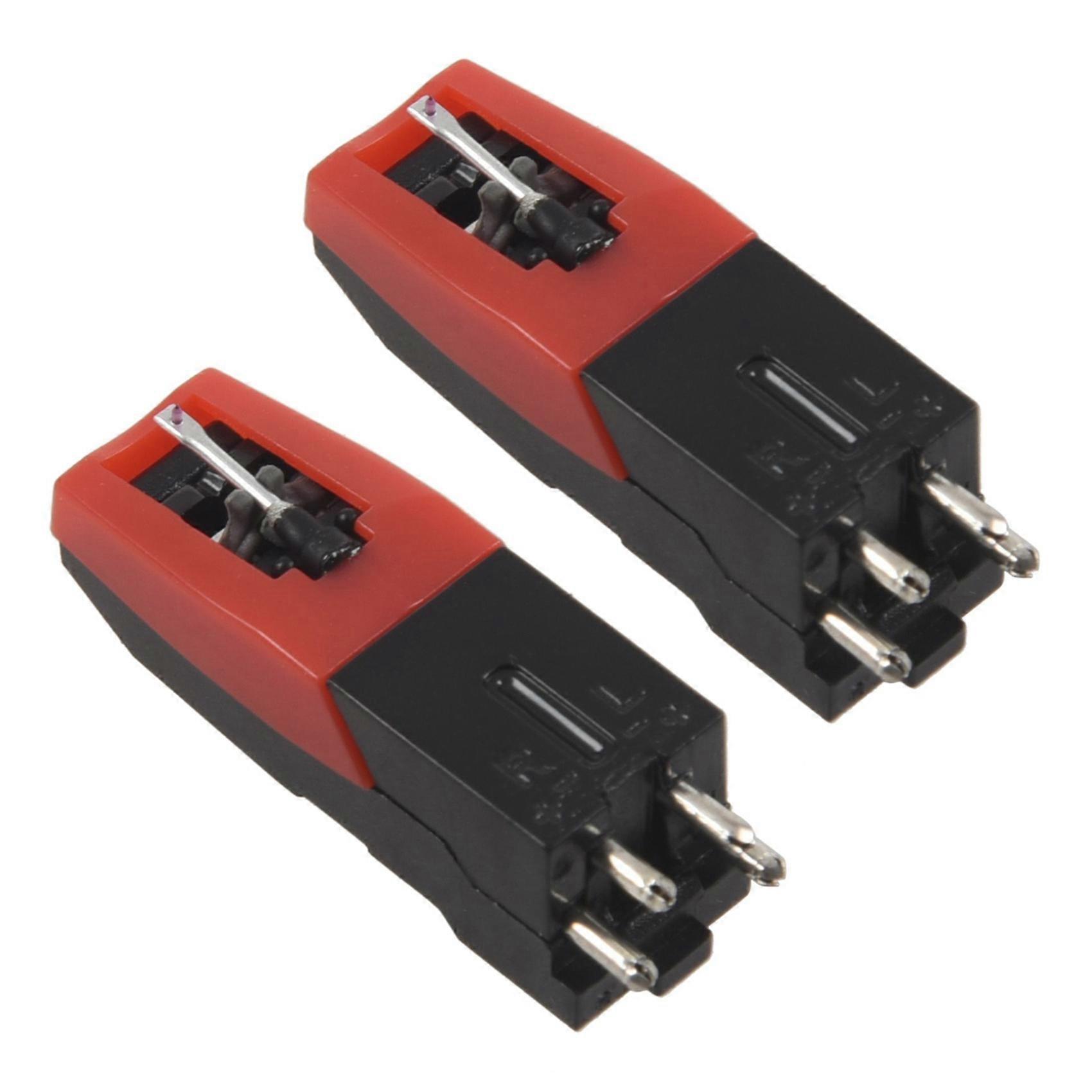 2X Ceramic and Stylus Needle for Phonograph Turntable Gramophone Record