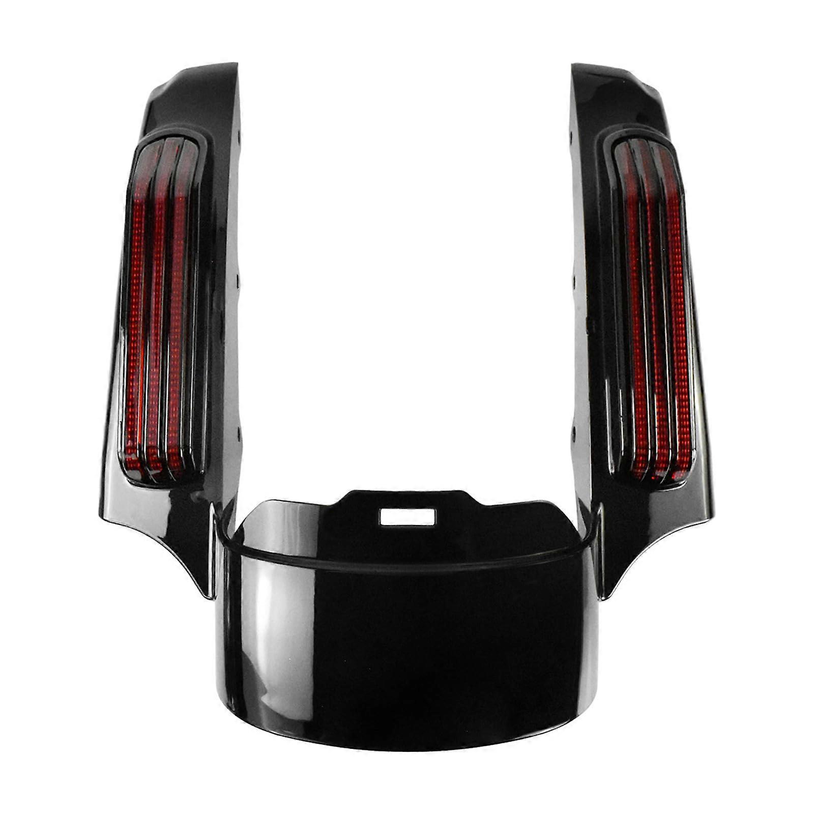 Motorcycle Mudguard Motorcycle Mudguard Extension Rear Fascia with Rotating Light for Touring Street Glide Road Glide 2009