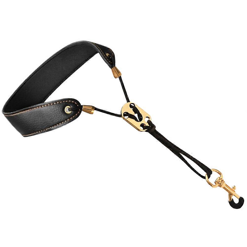 רצועת צוואר חלוקת משקל לנגני סקסופון שחור 54X3.5 ס"מ עמיד 1 סט