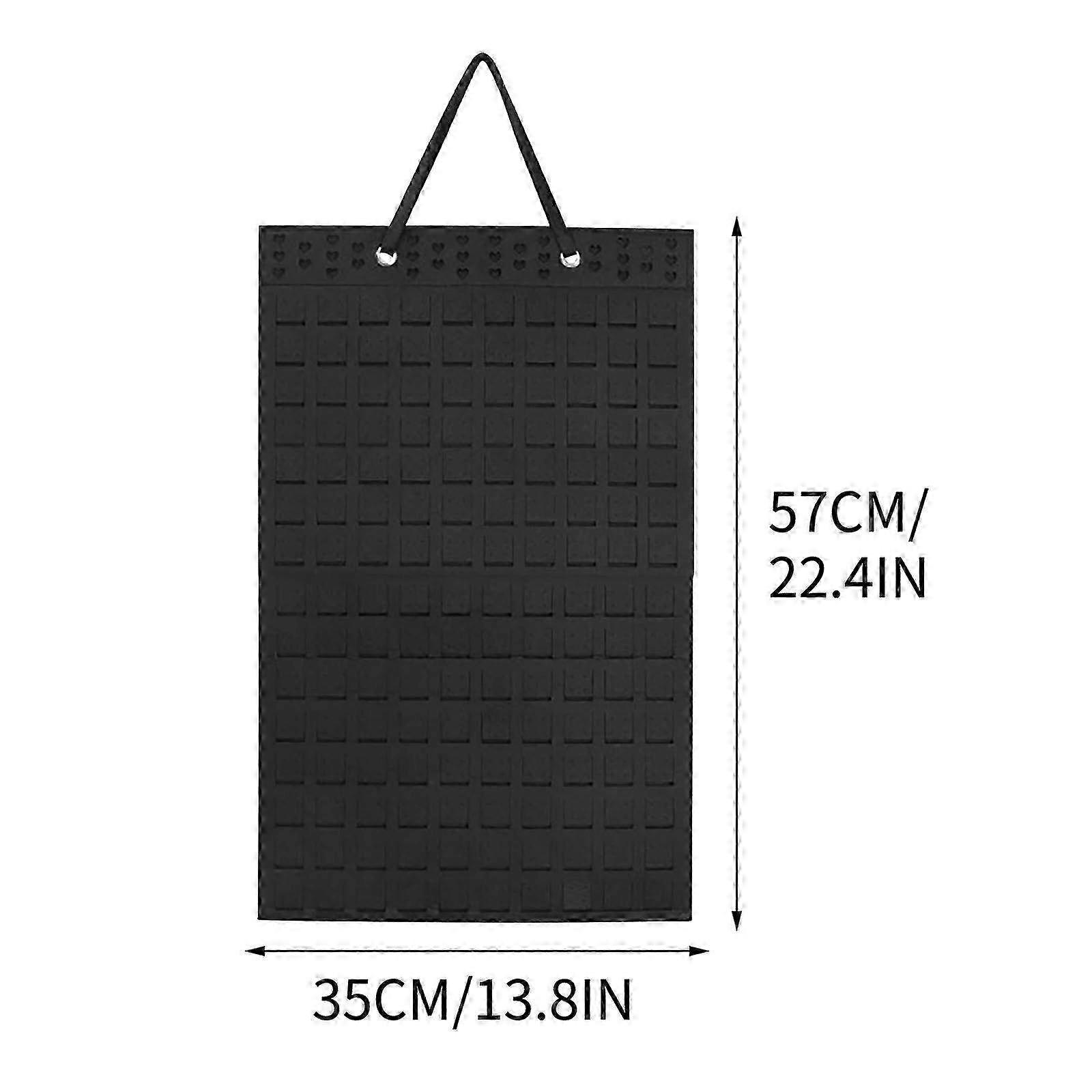 Hanging Wall Organizer Bag for Jewelry & Small Items - Space-Saving Storage Solution with Multiple Pockets