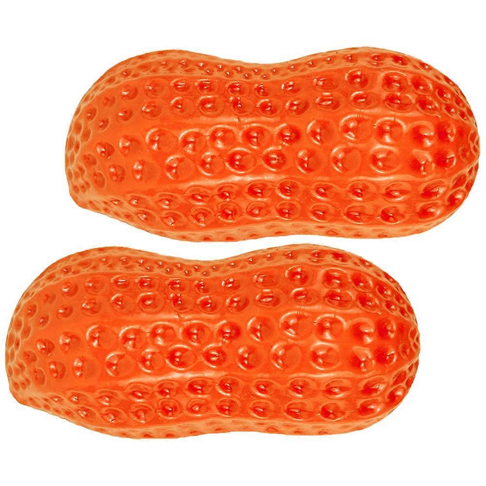 TPR Puppy Toys for Small Dogs Red Simulation 2pcs Chewing Toys 0.8x3.5 inches