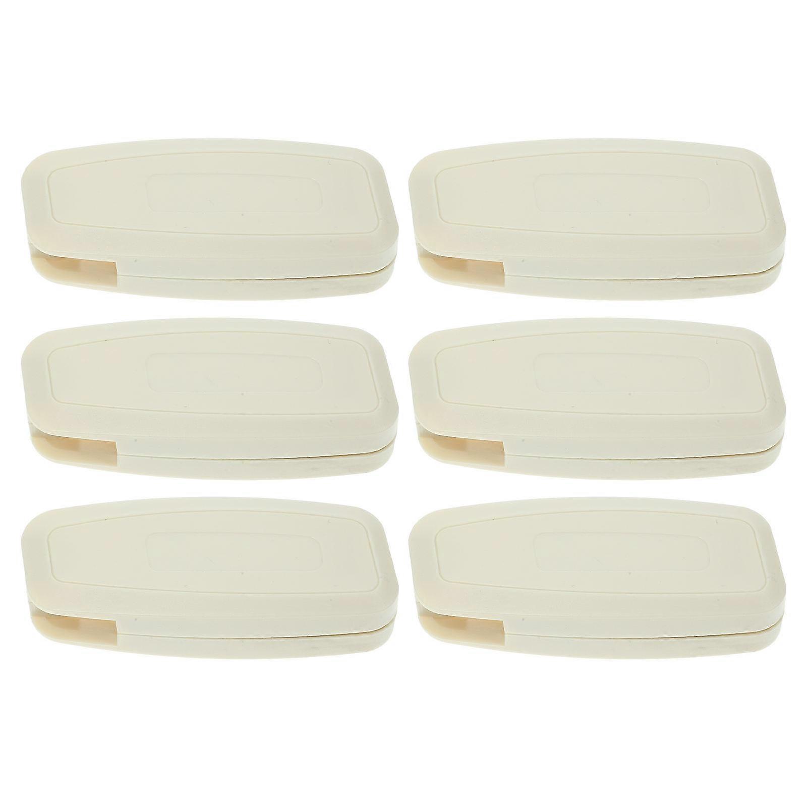 White Plastic Blind Cord Handles for Design and Strong 6 Pieces