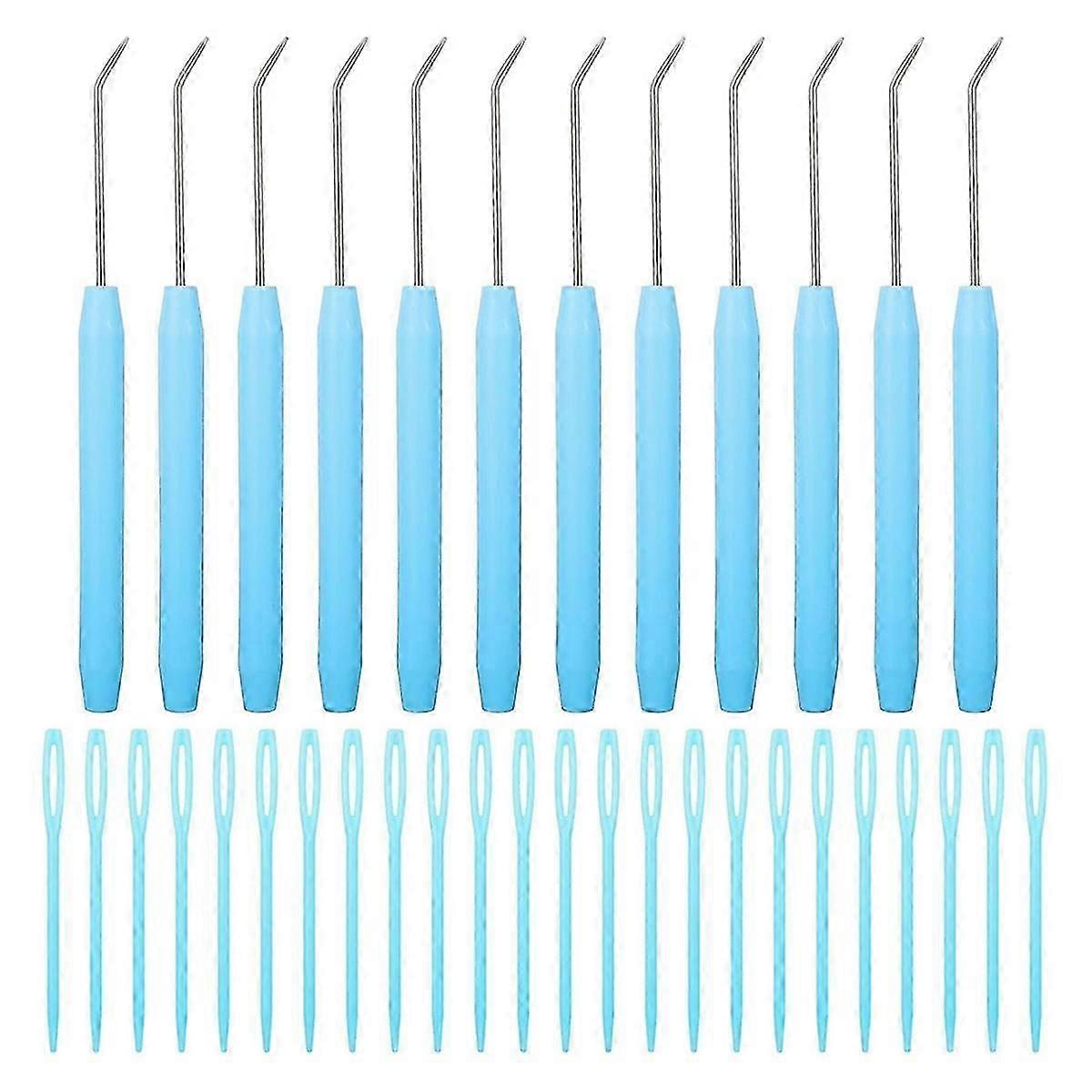 36Pcs Loom Hook Set,Knitting Loom Hook Crochet Needle Hook A