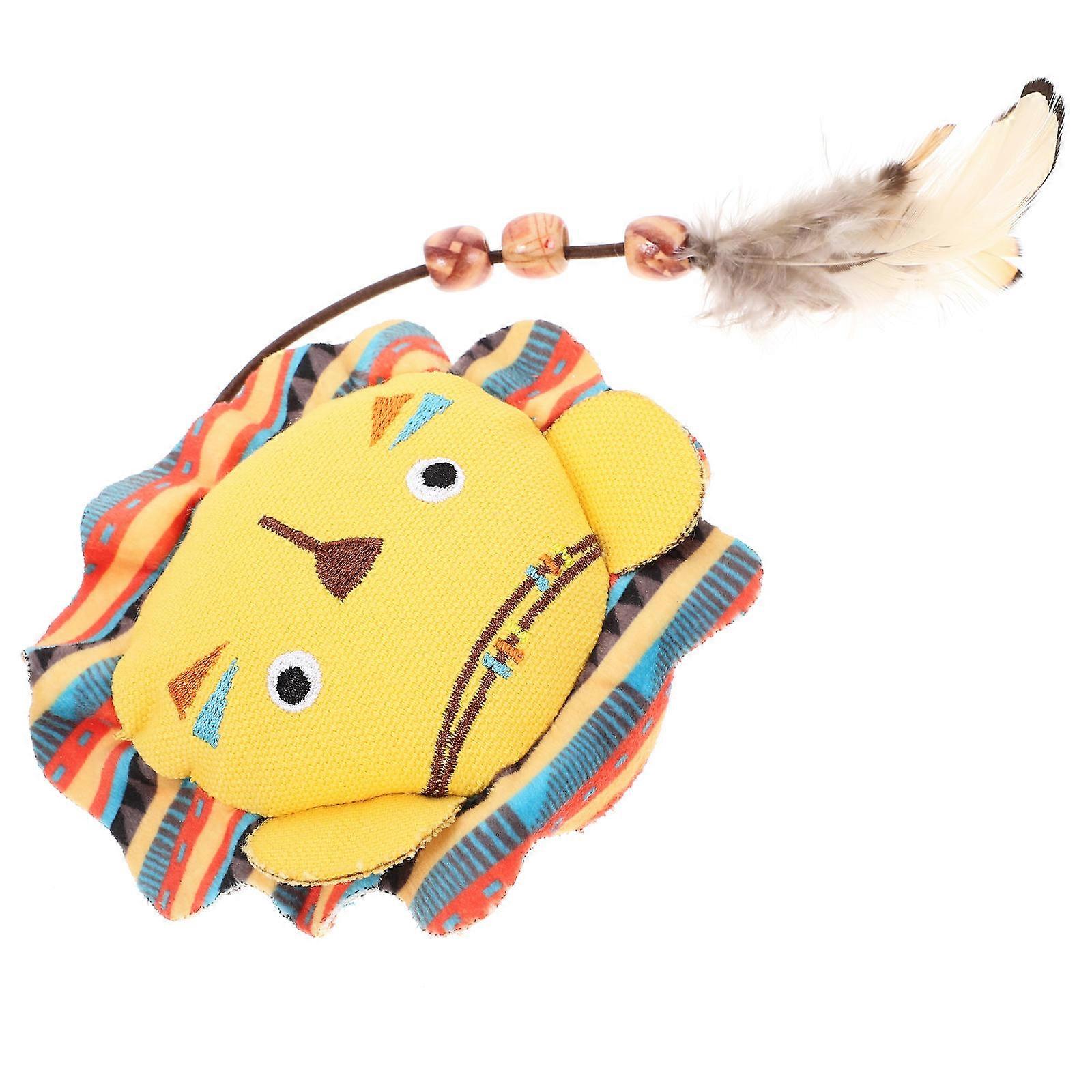 Pet Entertaining Chew Toy, Lightweight Plush for Daily Cat Amusement