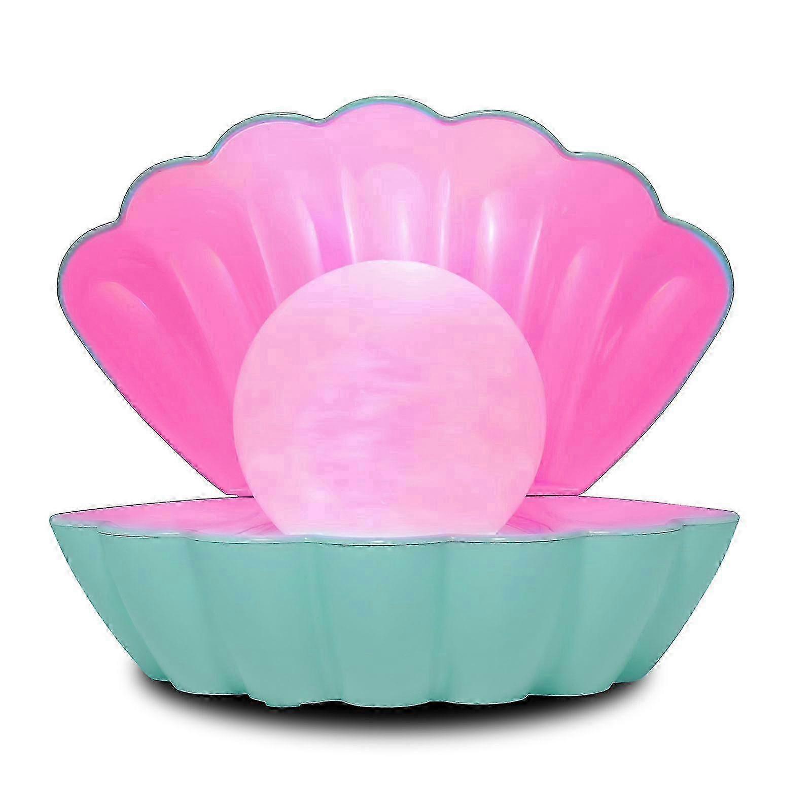 Glitter Sea Shell LED Lampka nocna na baterie do wystroju sypialni Shell Fog SZRH A-SD