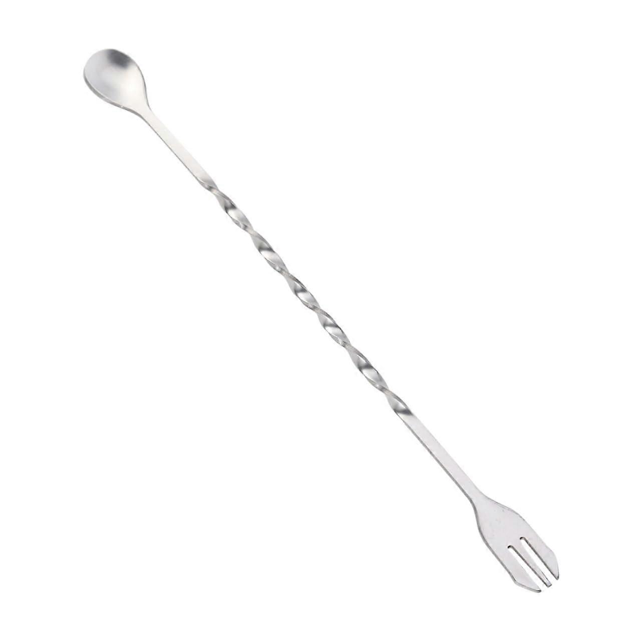 Cocktail Spoon Muddler Bartender Tool for Mixing Drinks Stainless Steel Dishwasher Safe Reusable Bar Accessory
