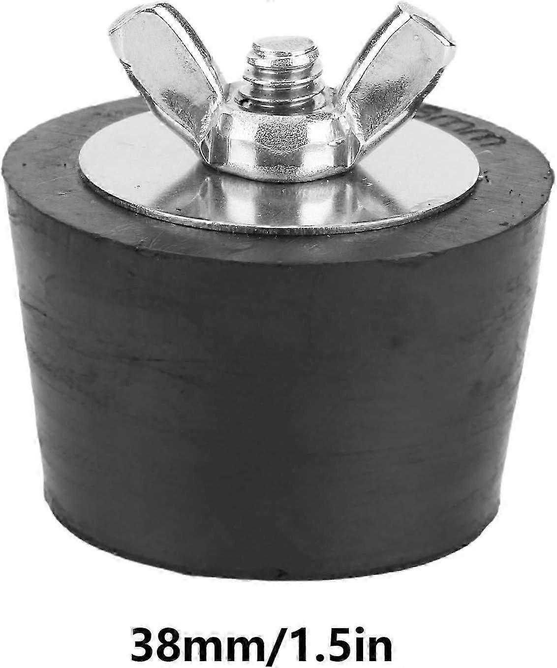 2 Piece Pool Winterizing Plugs, 38mm/1.5" Rubber Expansion Gel Plug for Winterizing Pool Spa Pipe Fitting Maintenance