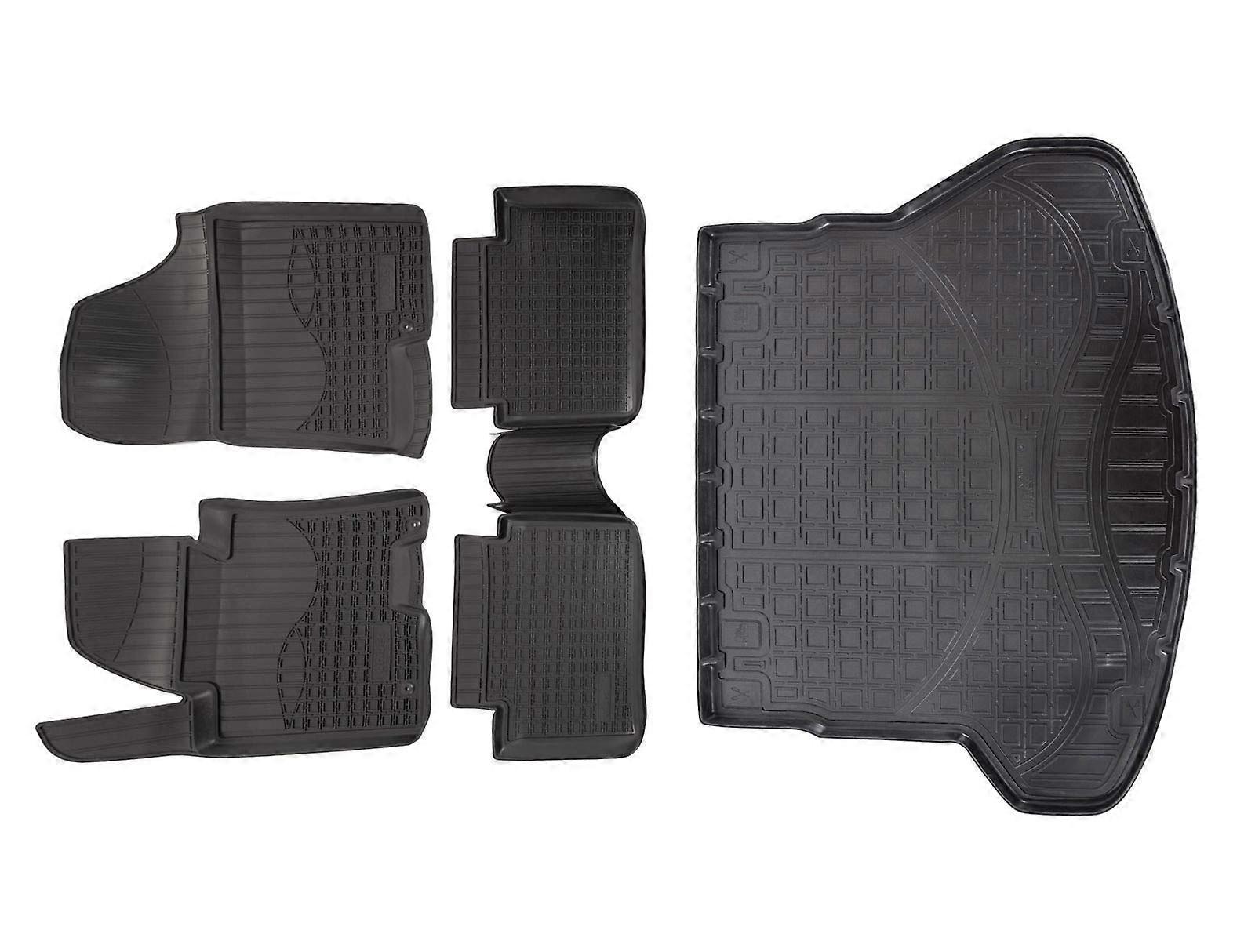 AllWeather TPE Rubber Mats Boot Liner Set for Hyundai i30 Estate 20122017