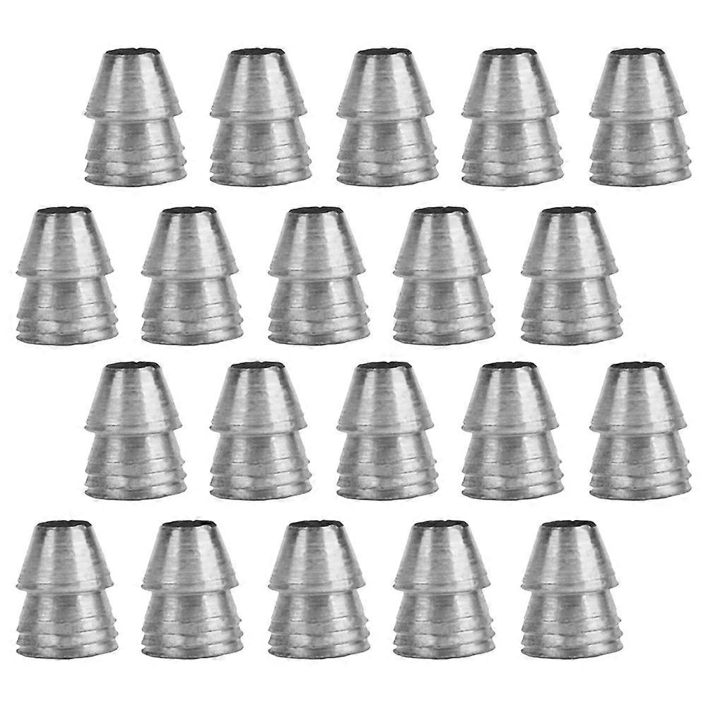 Iron Wedge Replacement Handle Parts for Woodworking and Construction Tools 1.4x1cm 20Pcs