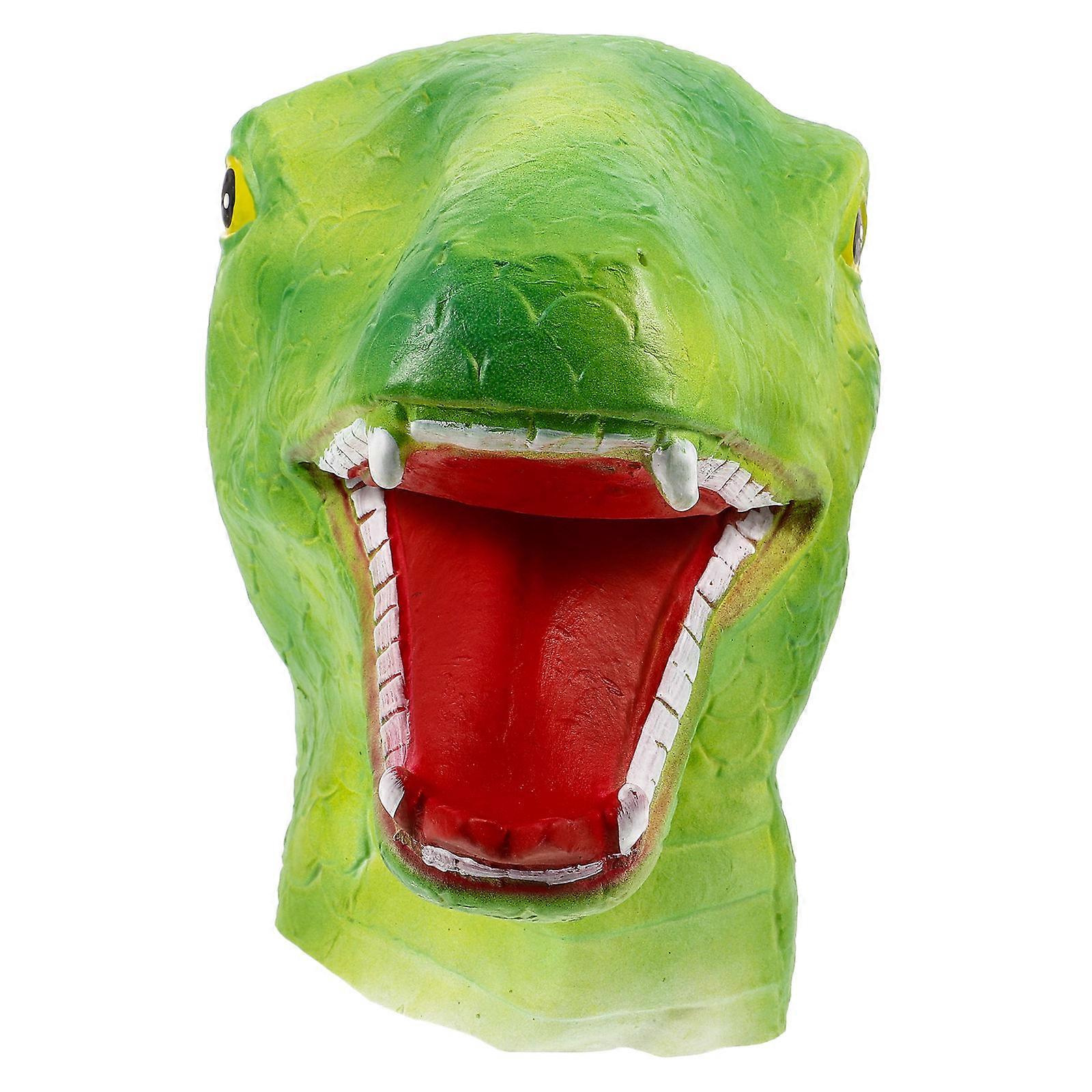 ハロウィーンのコスプレ用のリアルな漫画の動物マスク – パーティー、仮装、仮面舞踏会イベント用のノベルティ スネーク コスチューム アクセサリー