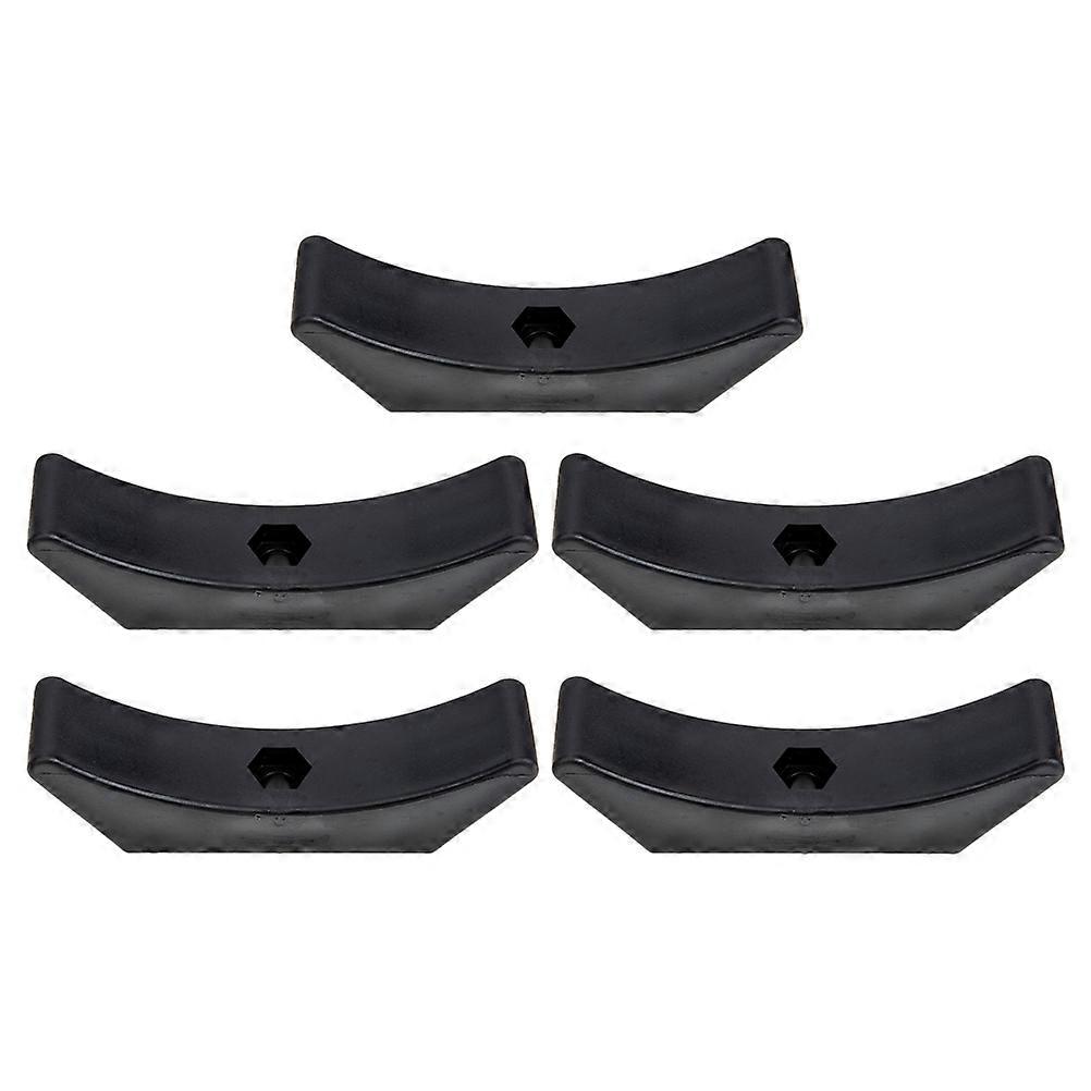 Dumbbell Rack Holds Dumbbells For Home Gym Storage Space Black Simple Design 5Pcs