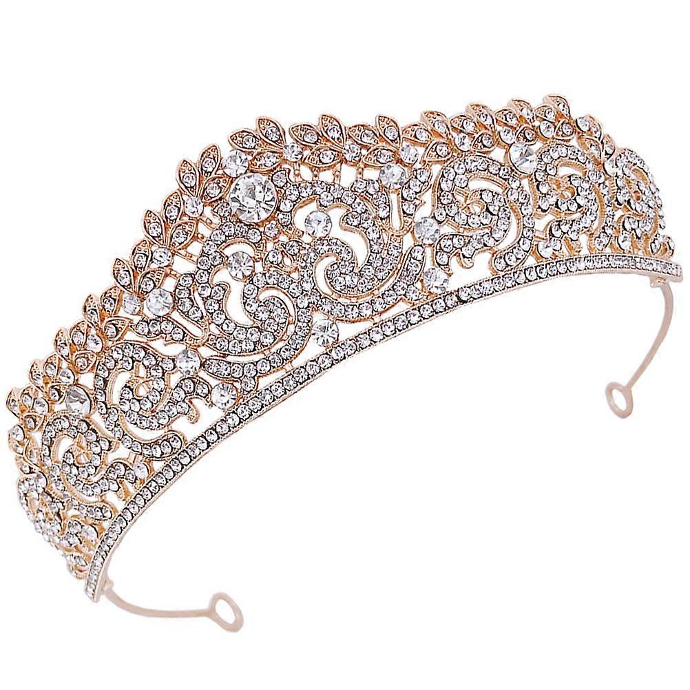 Fashionable Headdress Designed For Brides And Girls Perfect For Parties With Decorative Functionality Golden 1Pcs