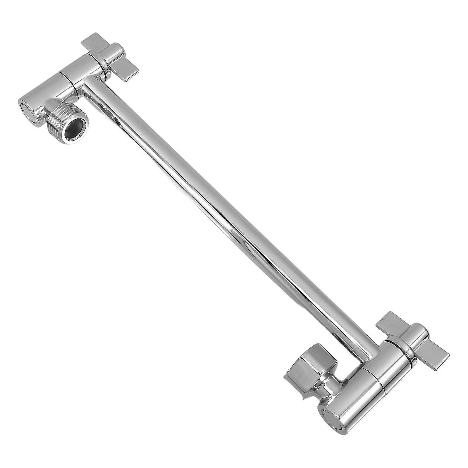 Adjustable Shower Head Extension Arm Universal Stainless Steel 1 Piece Ensures Comfortable Shower Experience