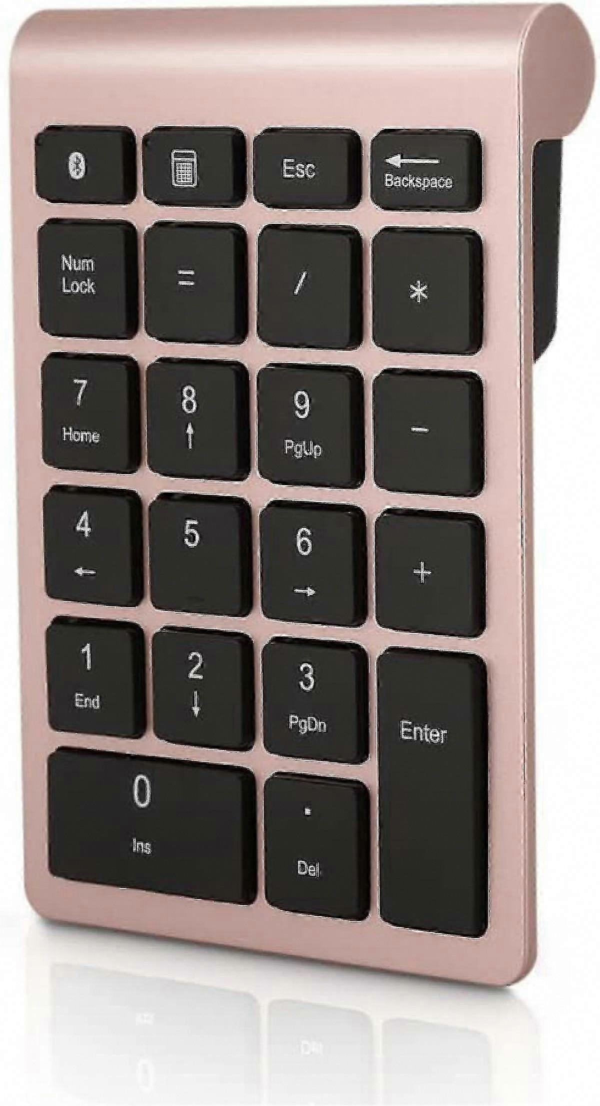 Bluetooth Number Pad, 22 Keys Wireless Keypad with Shortcut for Accounting & Finance, Portable 10-Key Numpad