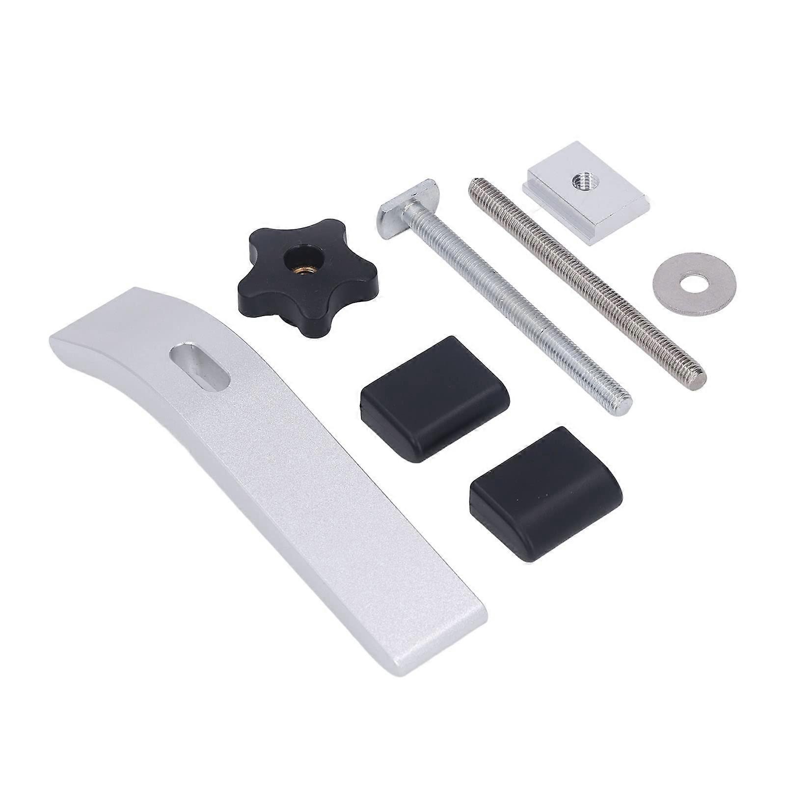 T-Track Hold-Down Clamps, CNC Fixture Accessories, 6 2/7 In Length, 1/2 In T Slot, Fast Setup