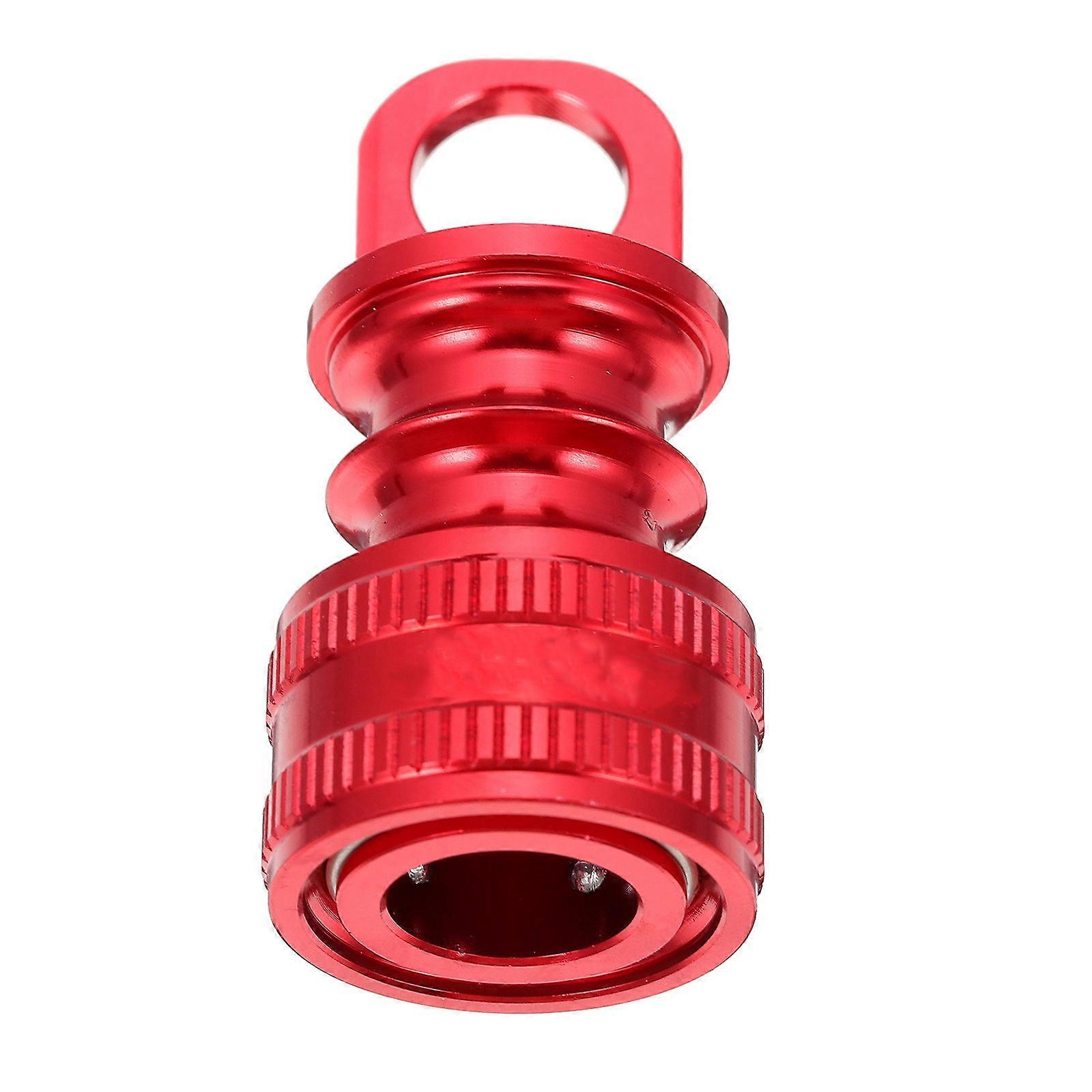 Red Bike Pedal Buckle Holder For Folding Bike Installation Made Of Lightweight Aluminum Alloy With Quick Release 1 Set