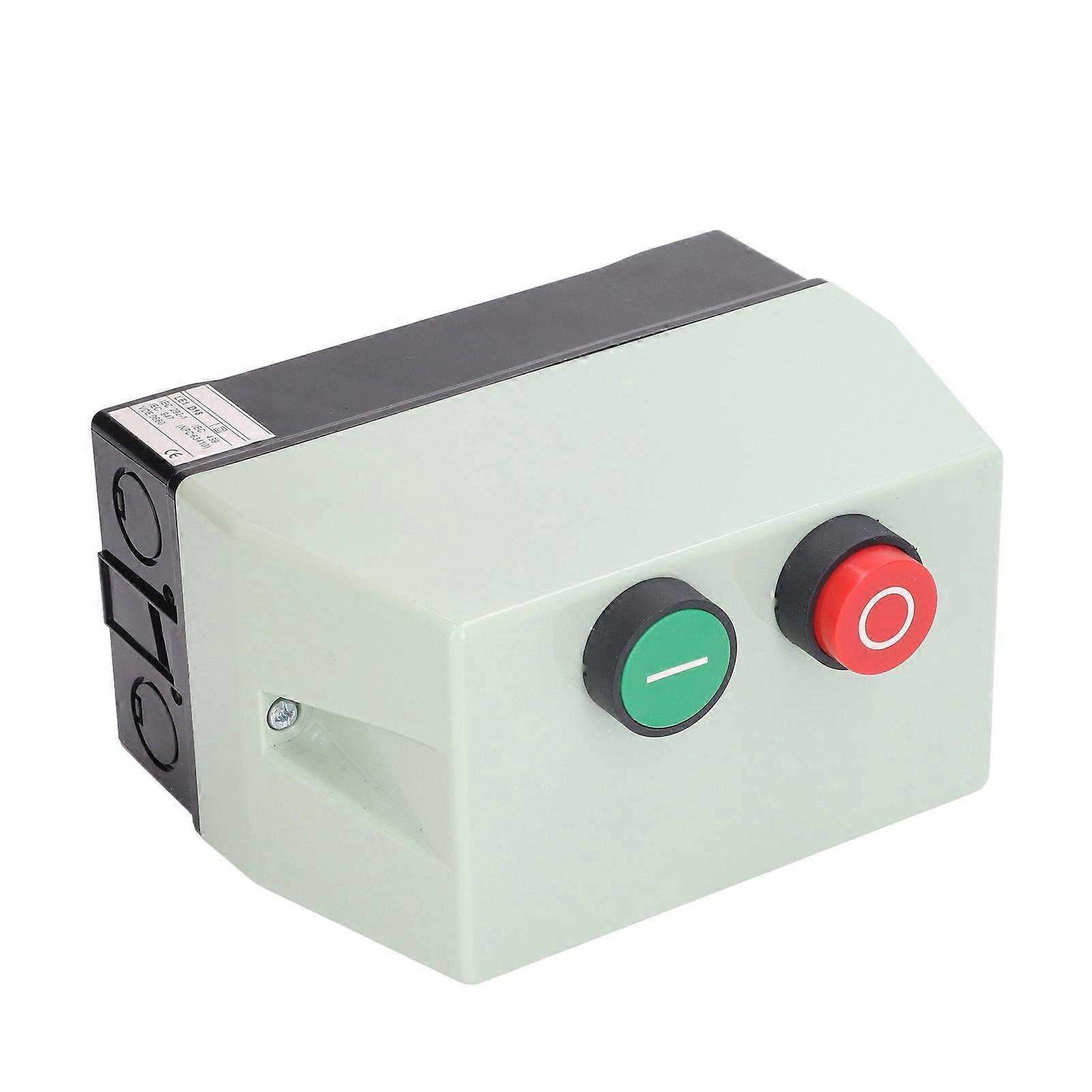 Magnetic Electric Motor Starter Control Switch Motor Protection with Rubber Washers 12‑18A 