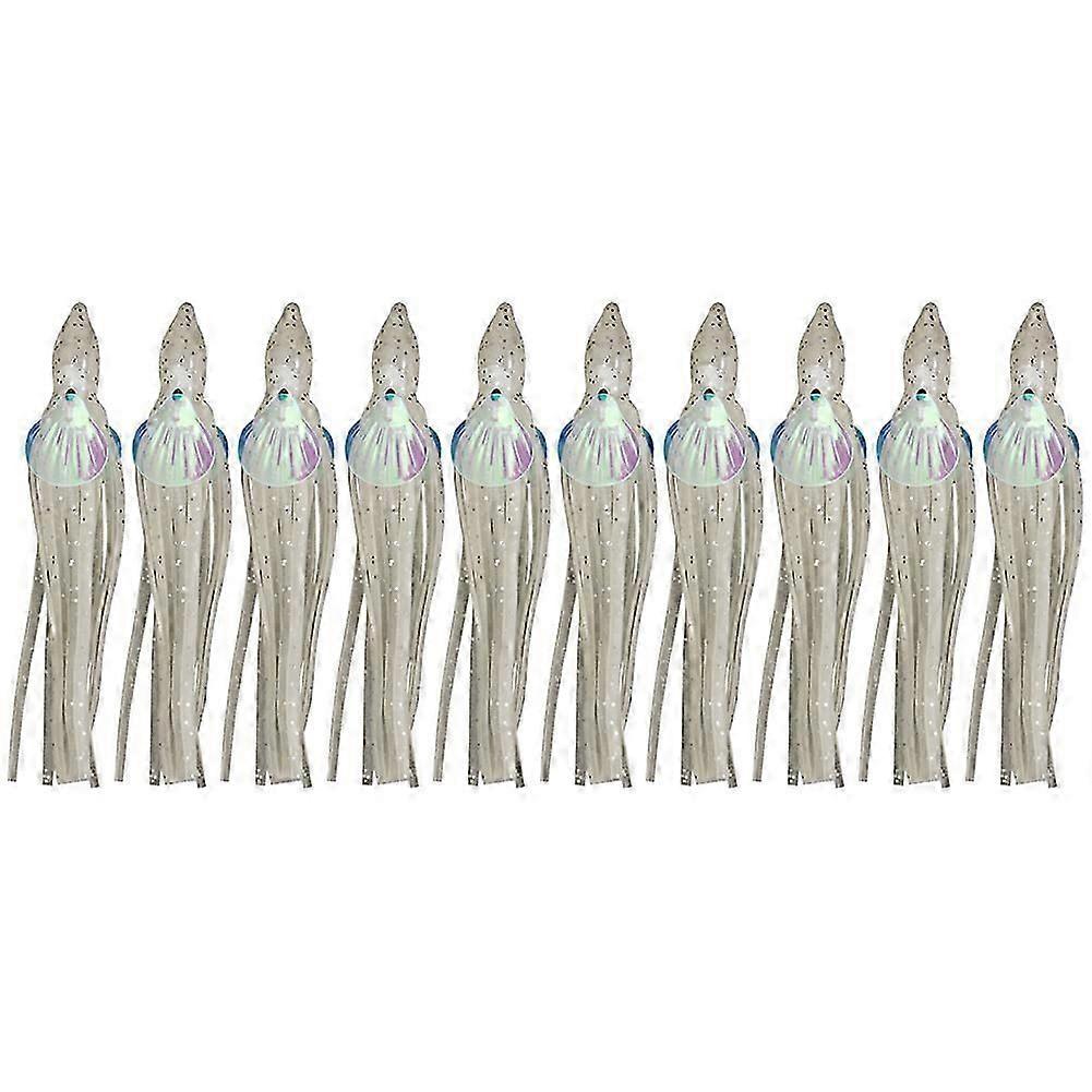 10pcs bionic simulation octopus fake crankbait fishing lures 5cm 6cm 10cm artificial wobble soft bait fishing tackle