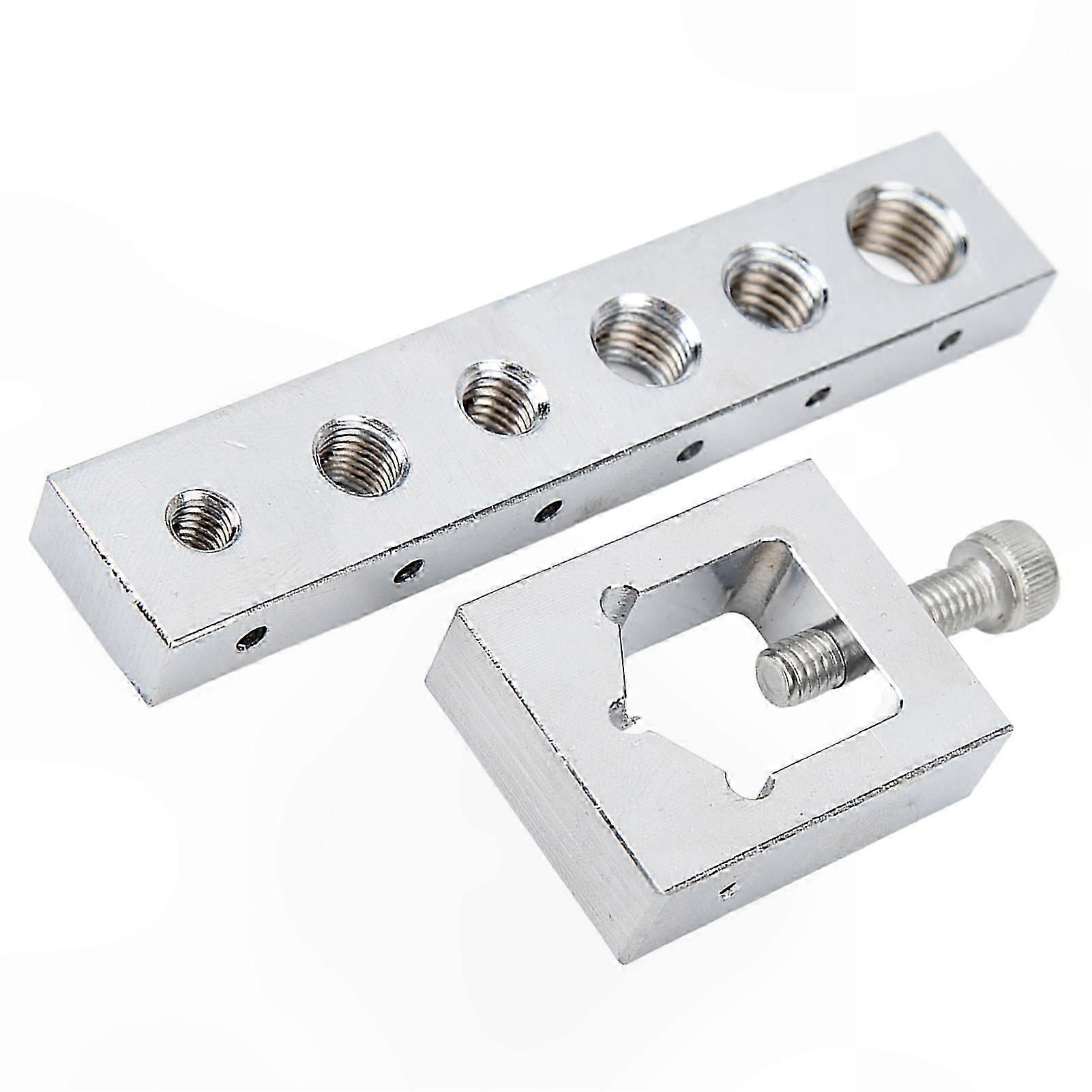 High-Precision Metal Drill Jig for Secure Wire Locking Applications