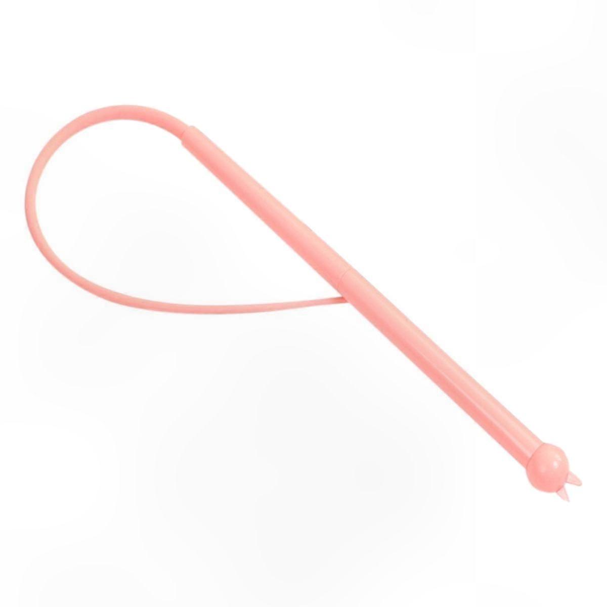 Silicone Cat Teaser with Long Tail - Interactive Pet Toy for Cats