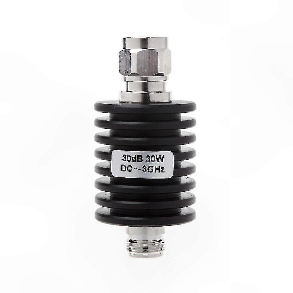 30W N-Type DC-3GHz Coaxial Fixed Attenuator with 3GHz Frequency and N Connectors