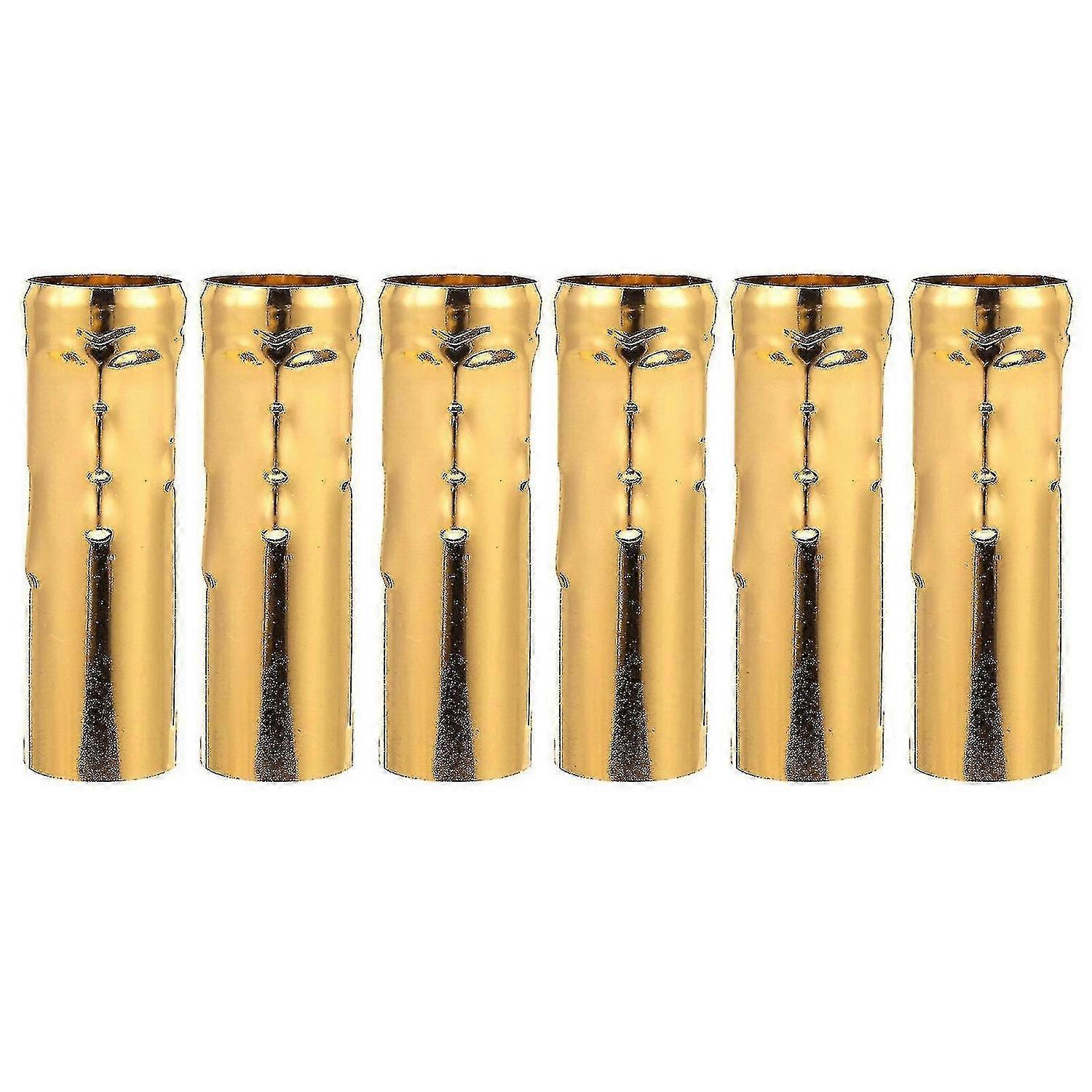 6pcs Chandelier Candle Sleeves E14 Candle Socket Covers Candelabra Base Covers