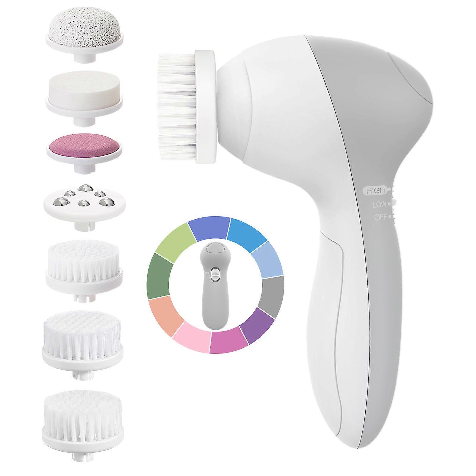 Electric Face Cleaning Brush Coslus P2017 Rotary for Bathroom Use Gray 1Set