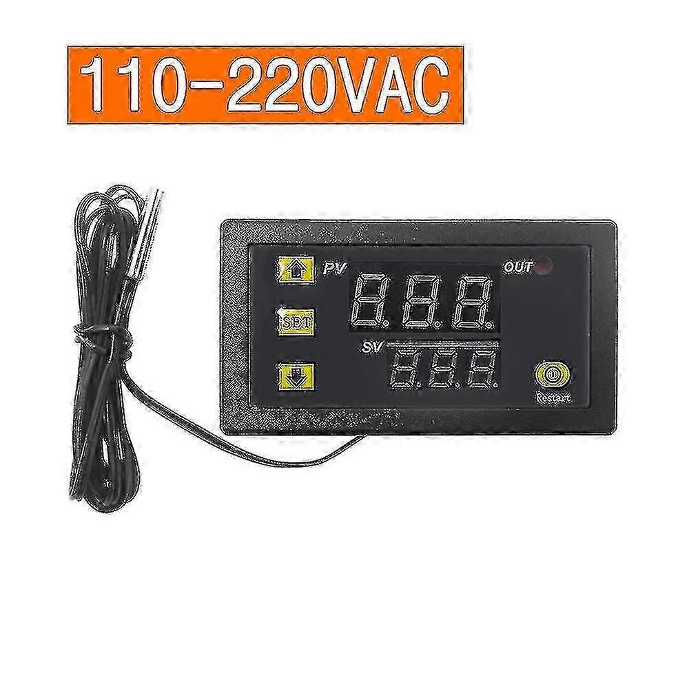 W3230 Mini Digital Temperature Controller Led Display Thermostat Regulator Ac110v-220v 20a Temperature Control Switch Sensor Meter--