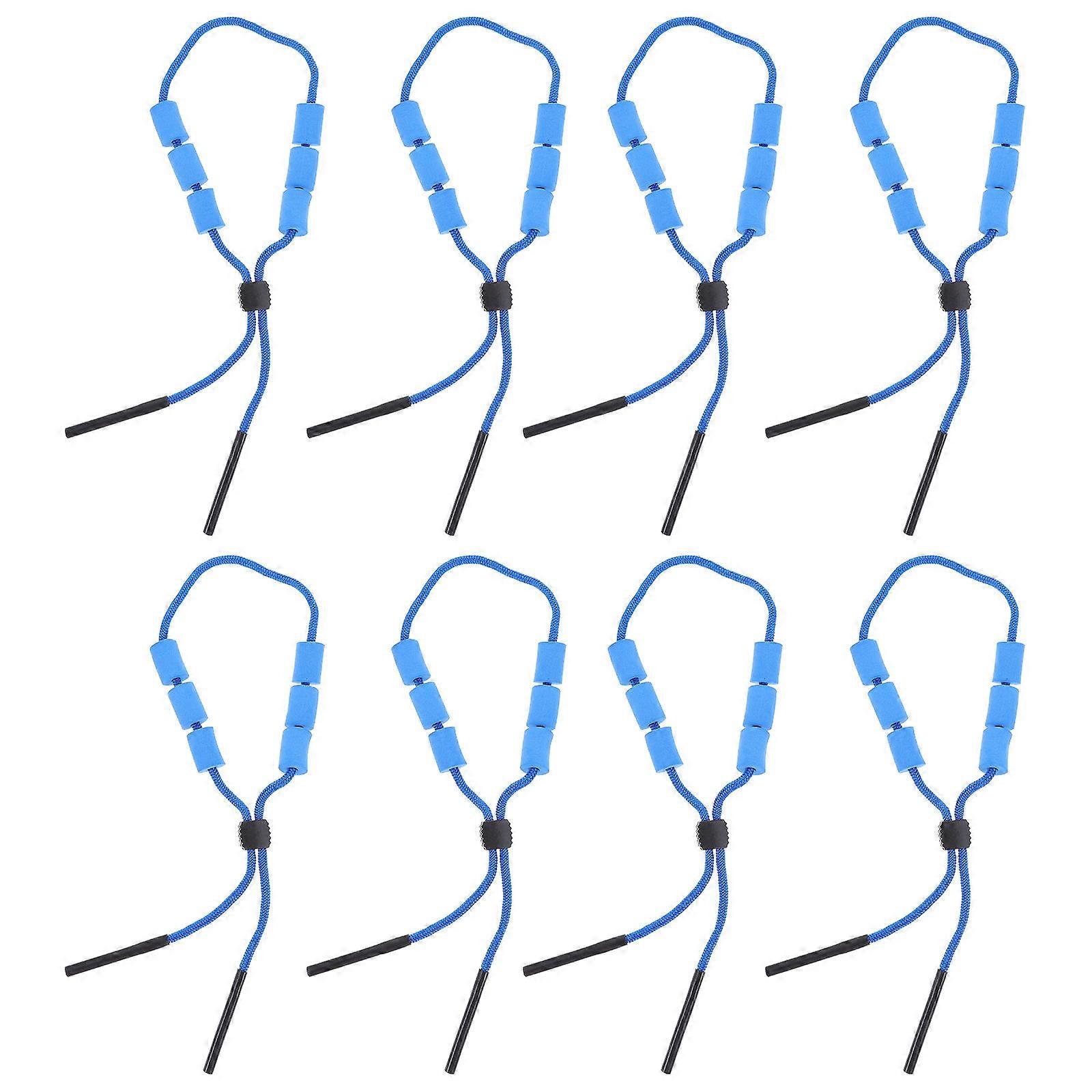 a refined and professional product description based on the title you provided:

 

**8pcs Floating Swimming Glasses Lanyard – Durable Fabric Sports
