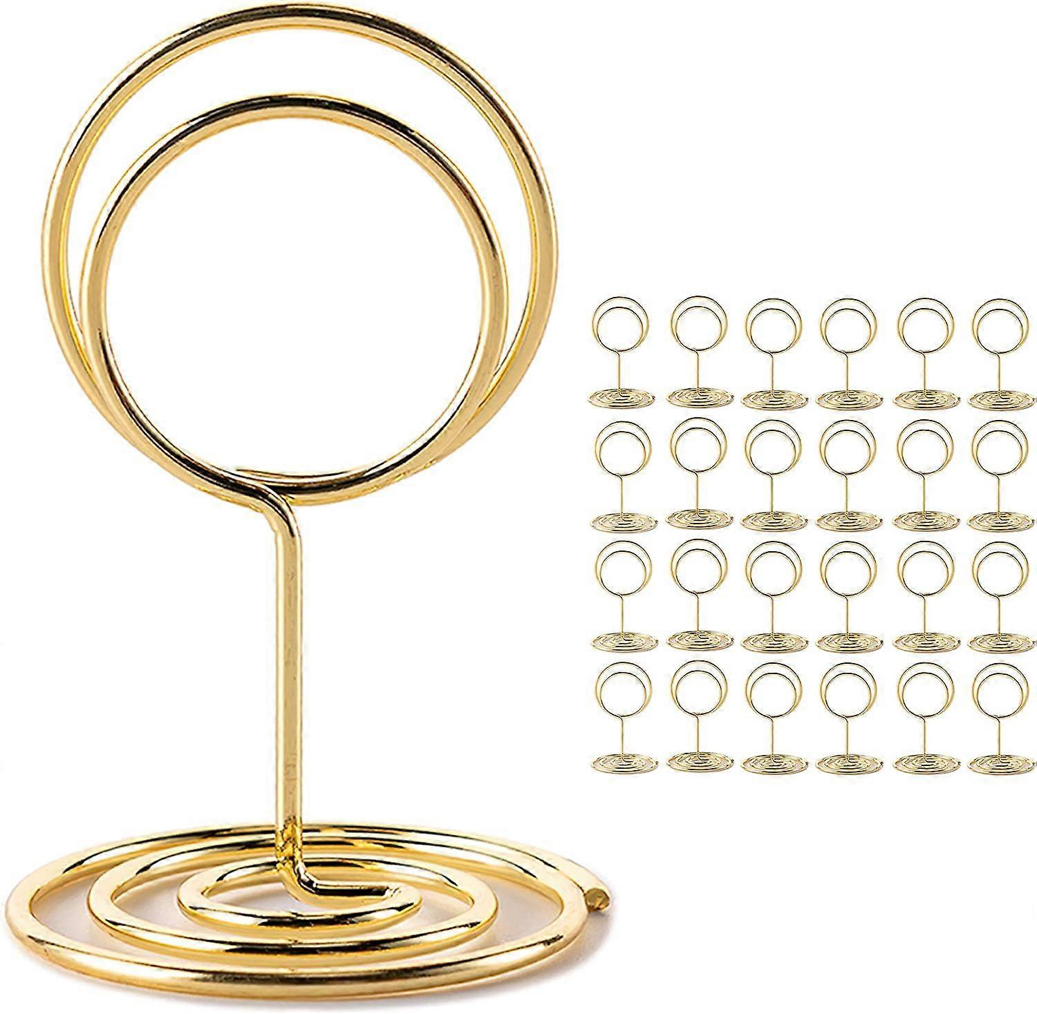 26pcs Table Card Holders, Card Holders, Wire Picture Holders, Small Table Card