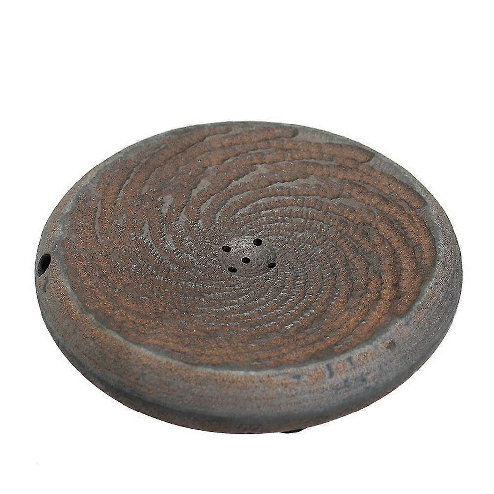 Simple Tea Tray for Household Use, Kung Fu Stoneware Tea Serving Tray with Water Drainage and Storage, Pot Tea Set Accessory