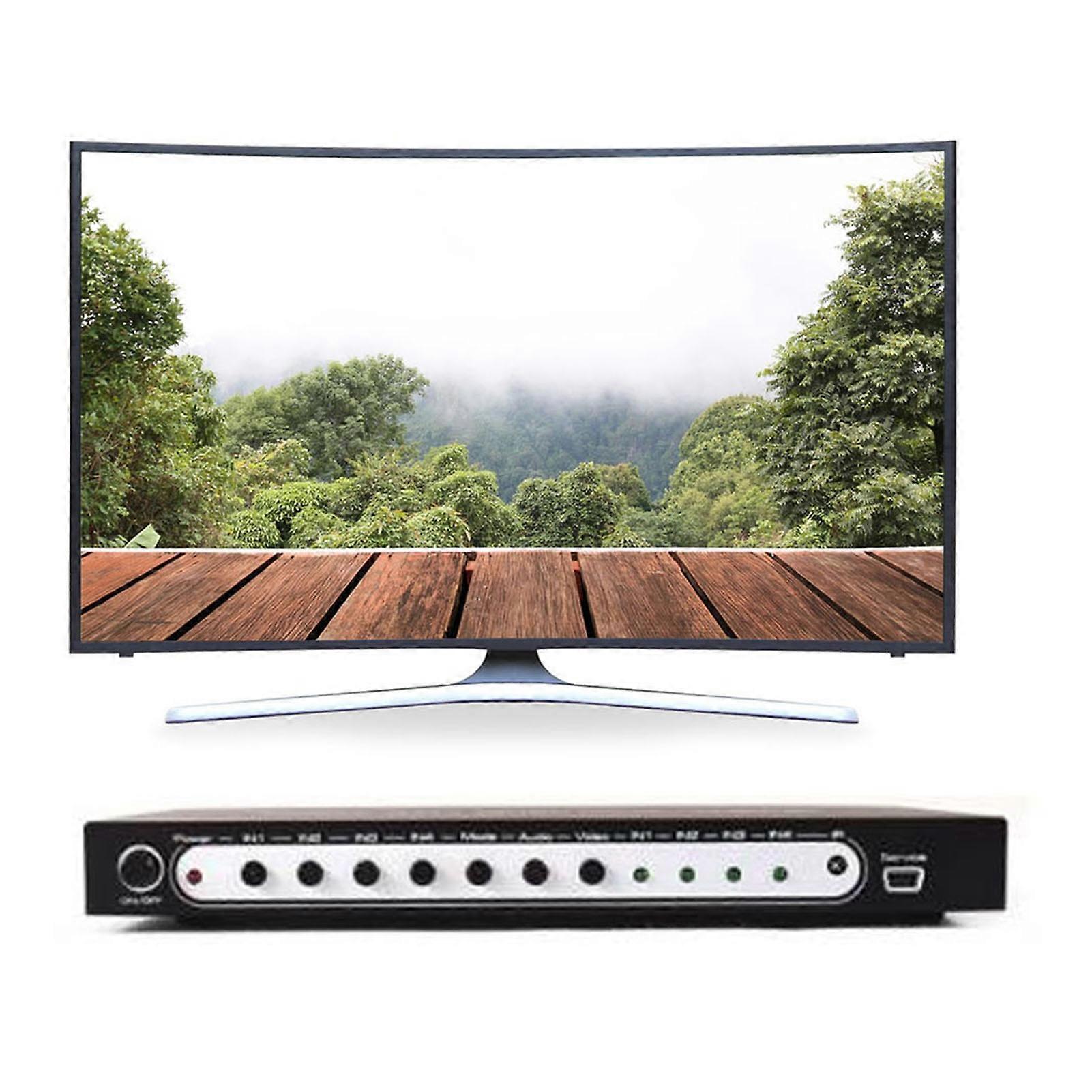 HD 4x1 Quad Multi Viewer Switch 4K Support 2160p 30Hz EU Plug