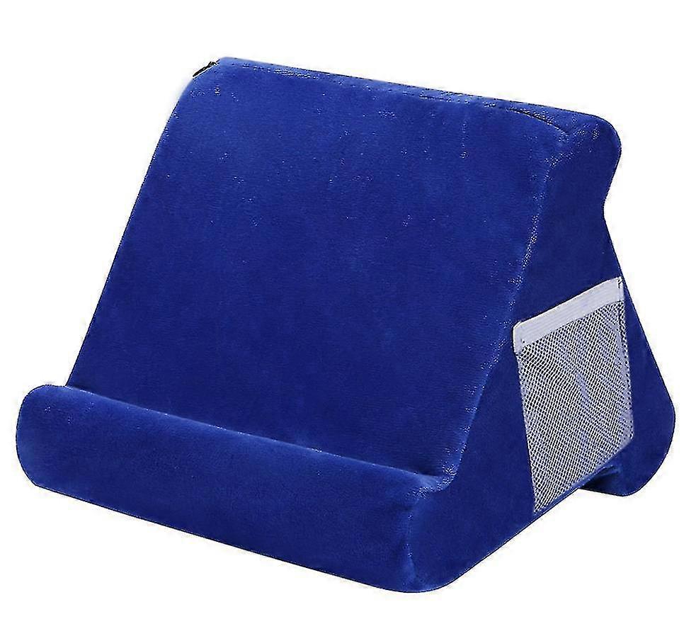 Blue Net Bag Reading Pillow, Ipad Stand, Multi-angle Reading Stand