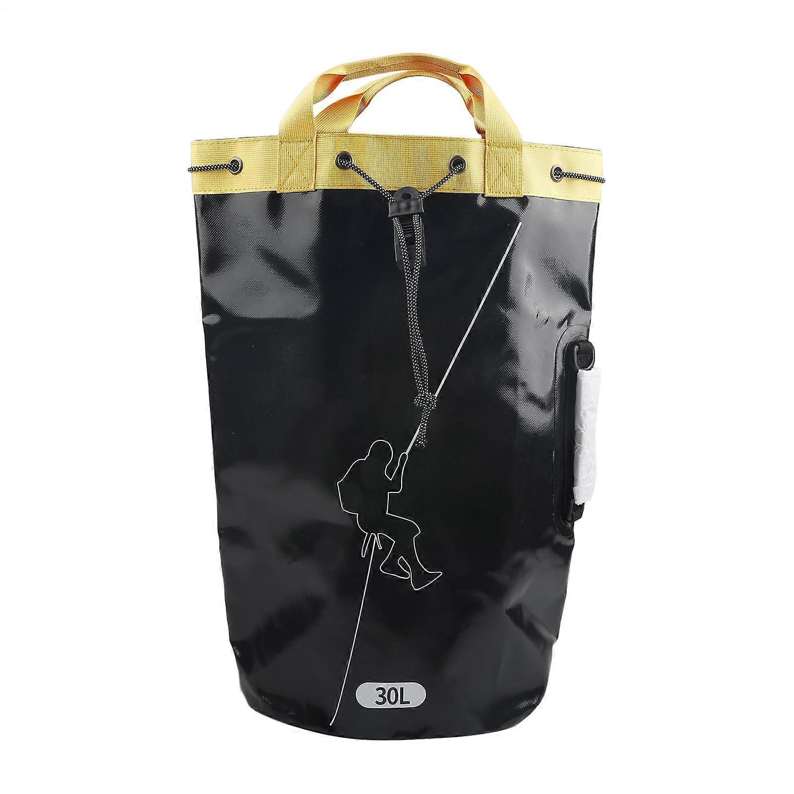 Climbing Rope Bag - Large Capacity Multifunctional Storage Backpack with Drainage for Hiking, Camping, and Mountaineering