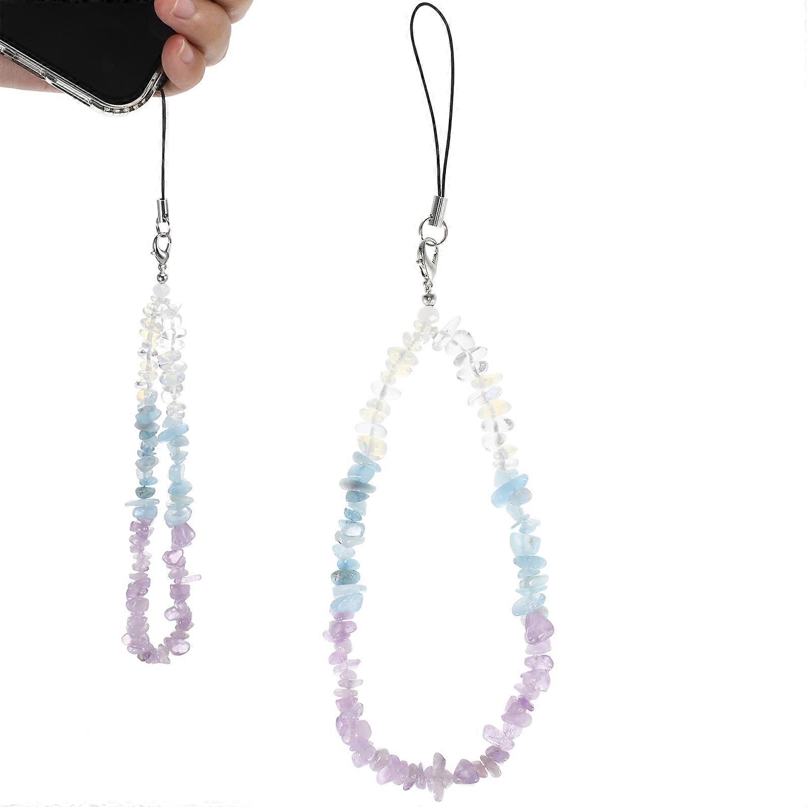 Crystal Phone Charm, Beaded Phone Wrist Strap Phone Charms Strap Phone Chain Cell Phone Strap Beaded Phone Lanyard Phone Bracelet Strap Charm For