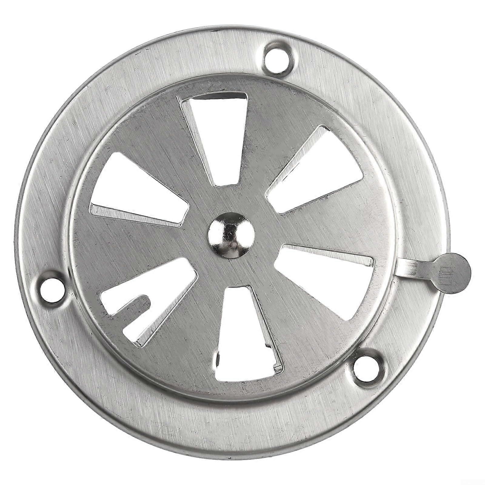 BBQ Grill Air Vent Damper Stainless Steel Adjustable Exhaust Vent For Oven Temperature Control Box Grill Accessories