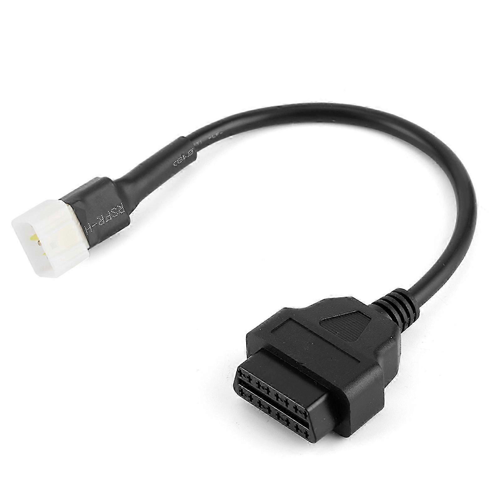Motorcycle OBD2 to 4 pin fault detection cable