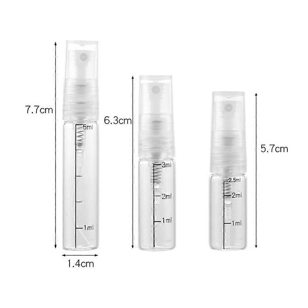 Compact Liquid Spray Bottle Makeup Enthusiasts White Makeup Water Dispenser 10Set