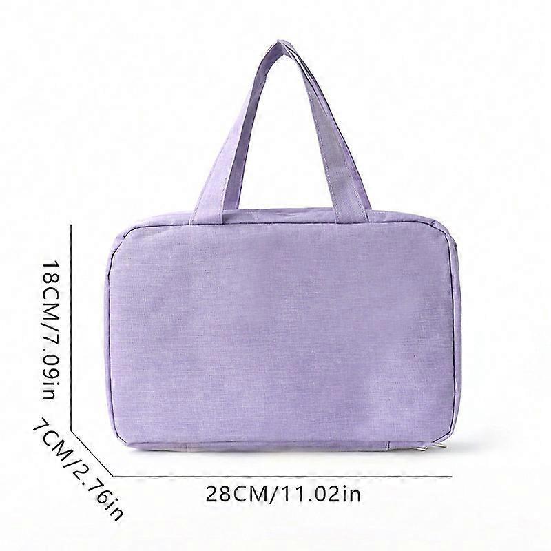 Portable toiletry bag with wet and dry separation and multi-color storage for toiletries and cosmetics