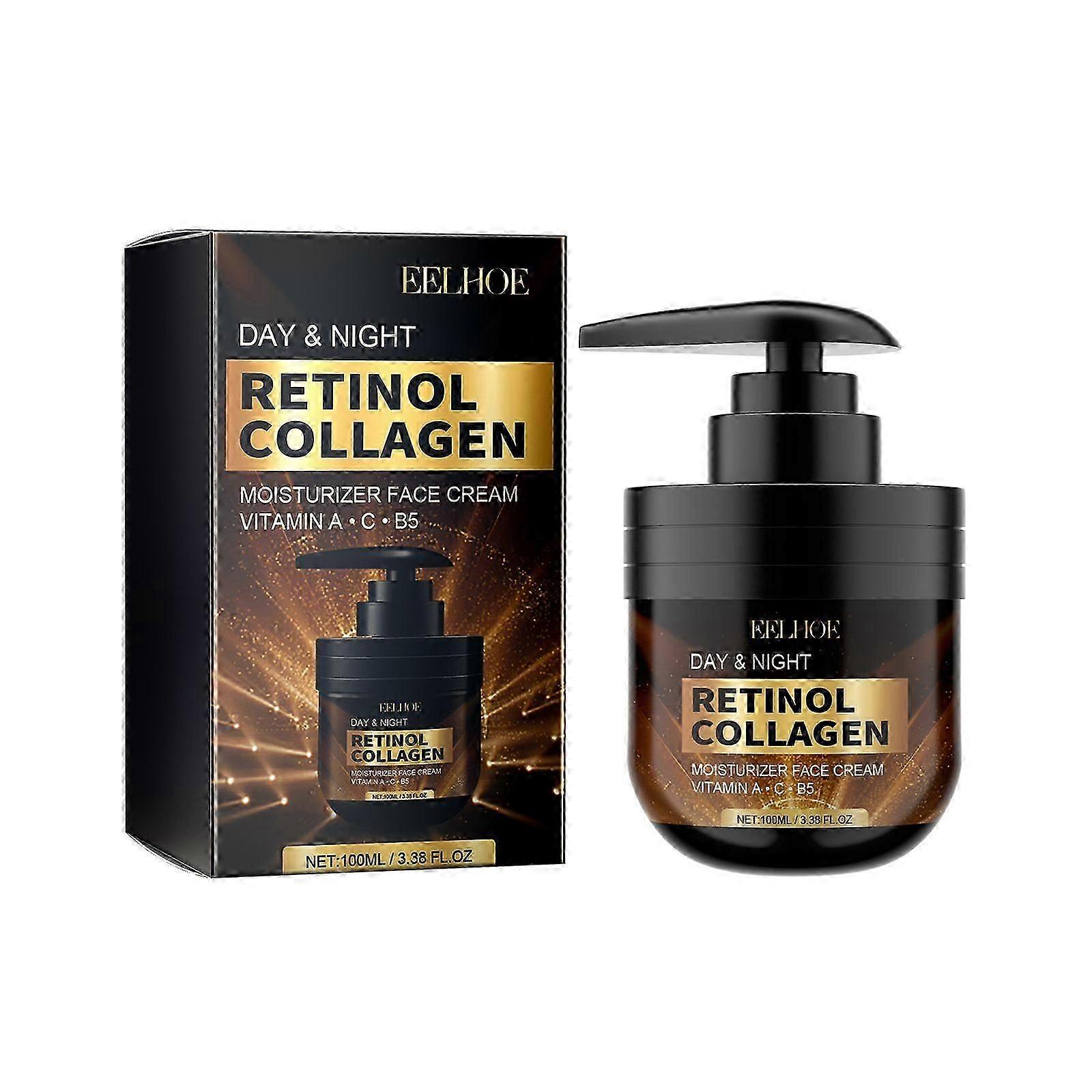Retinol Collagen Moisturizer Cream - Anti-Wrinkle, Firming & Hydrating for All Skin Types