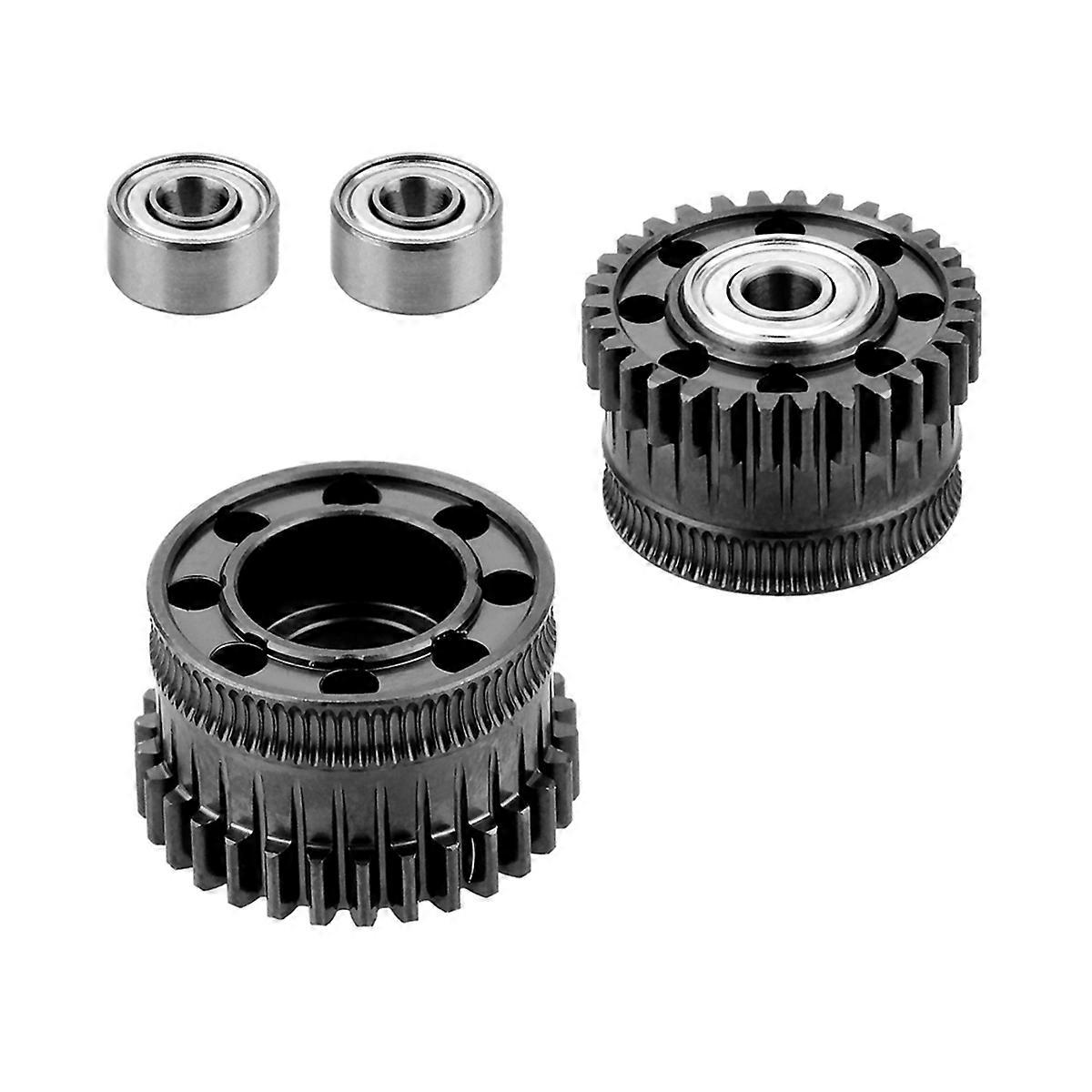 Upgrade EXtruder Gear Kit for K2 Plus All Metal Filament Drive Gear Nickel Plated Coat High Hardness Wear