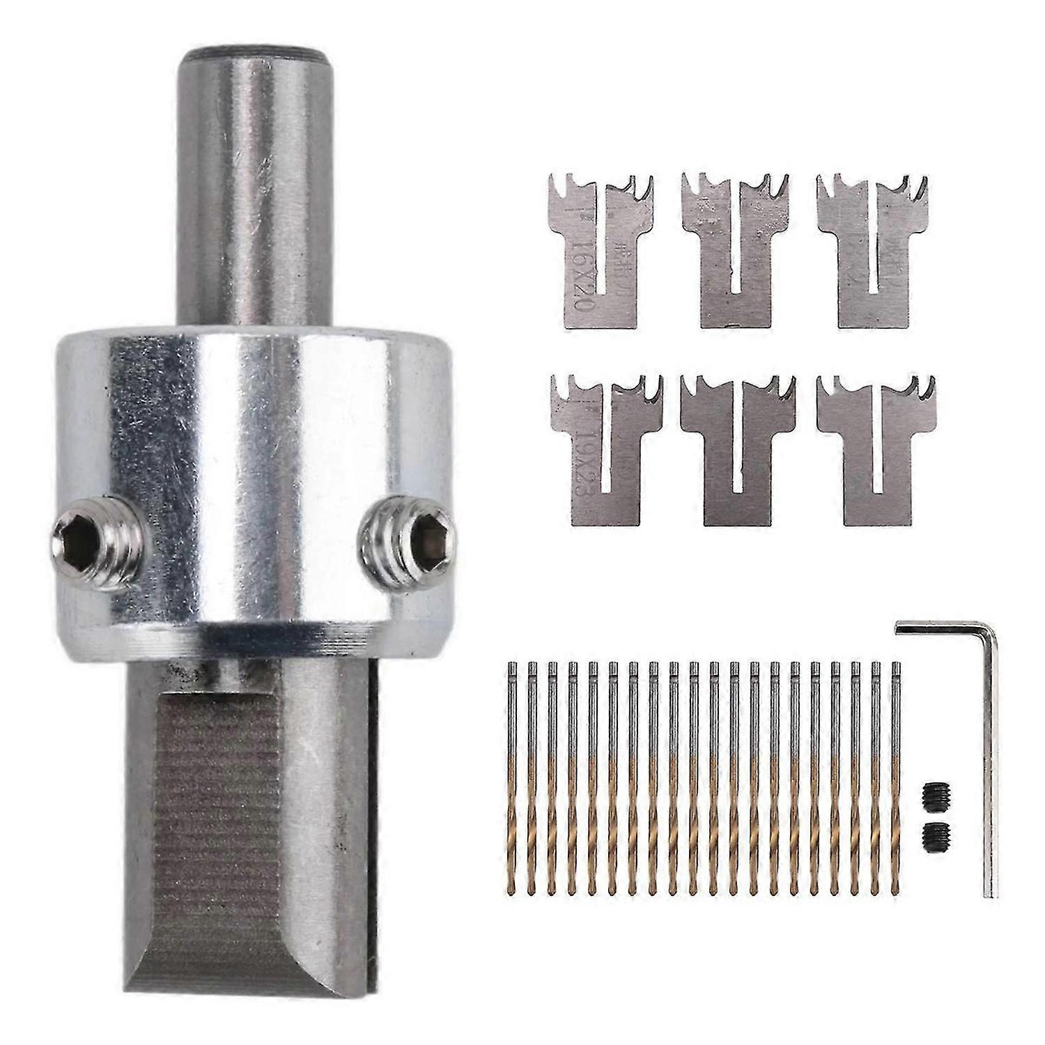 30 PCS Ring Drill Bit Set, 16-21mm Blades Ring Maker Bead Drill Bit