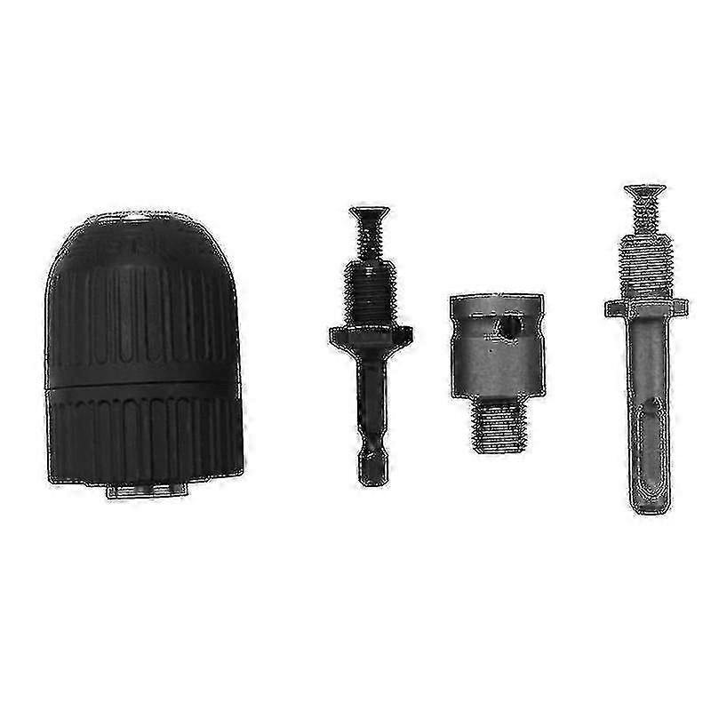 4pcs Keyless Drill Chuck Conversion Tools, 13mm Keyless Drill Chuck, Used For Impact Wrench Convers 2025