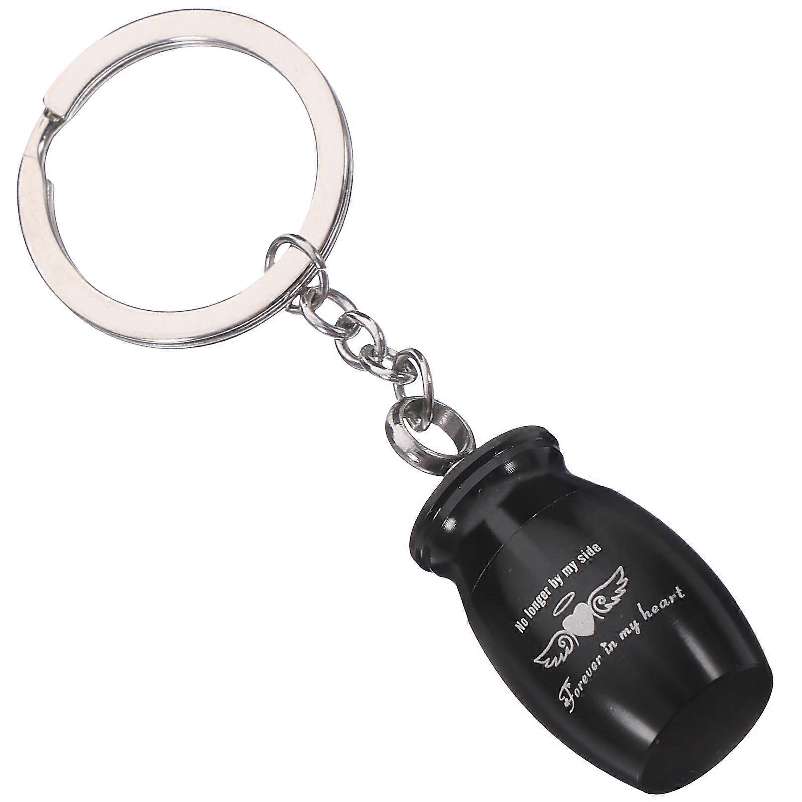 Metal Pet Ash Key Chain Dog Ashes Cremation Keepsake 4Pcs Key Chains